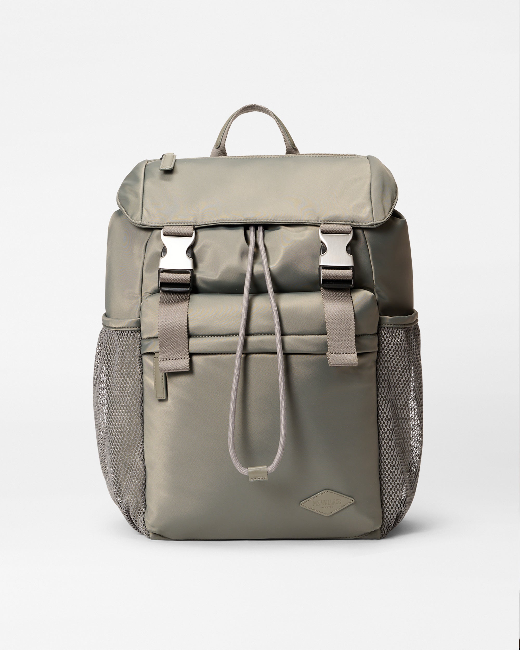 バッグ mag MZ Wallace Sage Green Large Bleecker Rucksack Backpack - Luxury