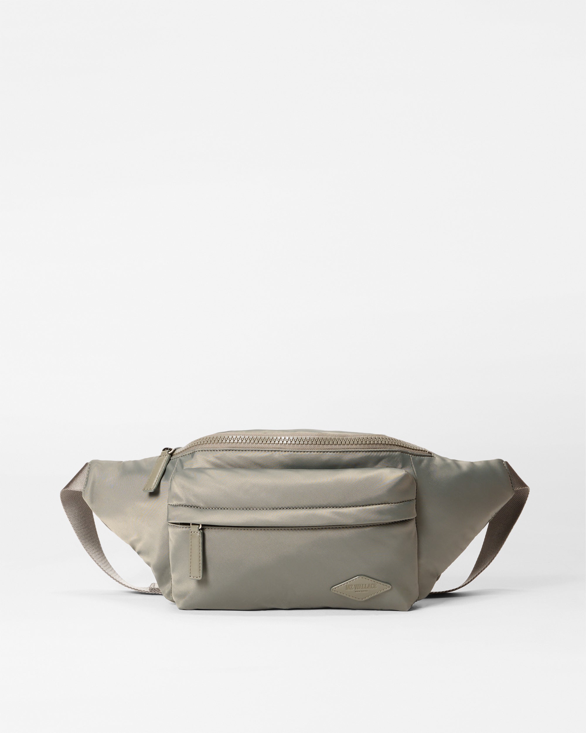 バッグ Re MZ Wallace Sage Green Large Bleecker Convertible Sling Bag | MZ