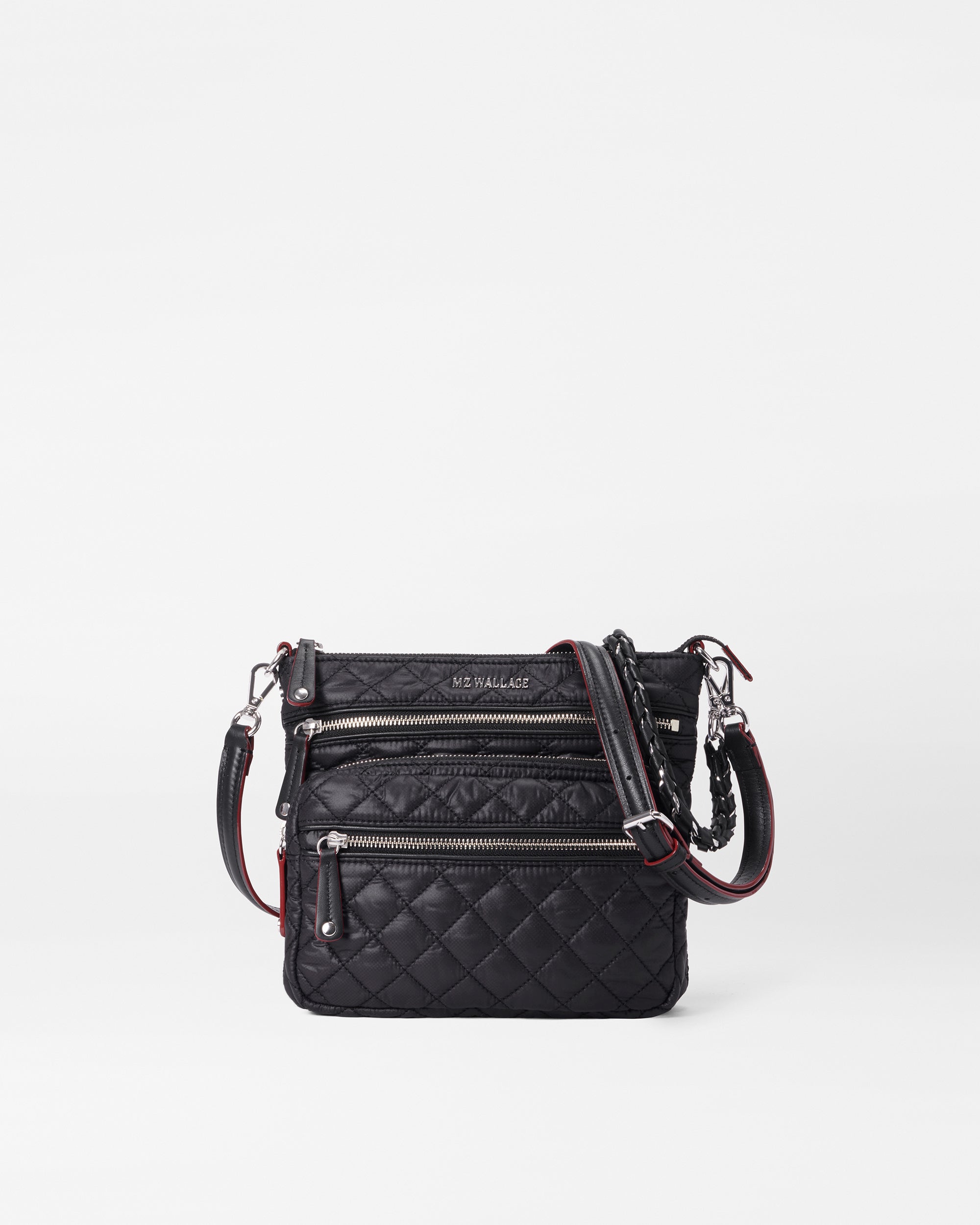 MZ Wallace Black Downtown Crosby Crossbody Bag | MZ Wallace – MZ