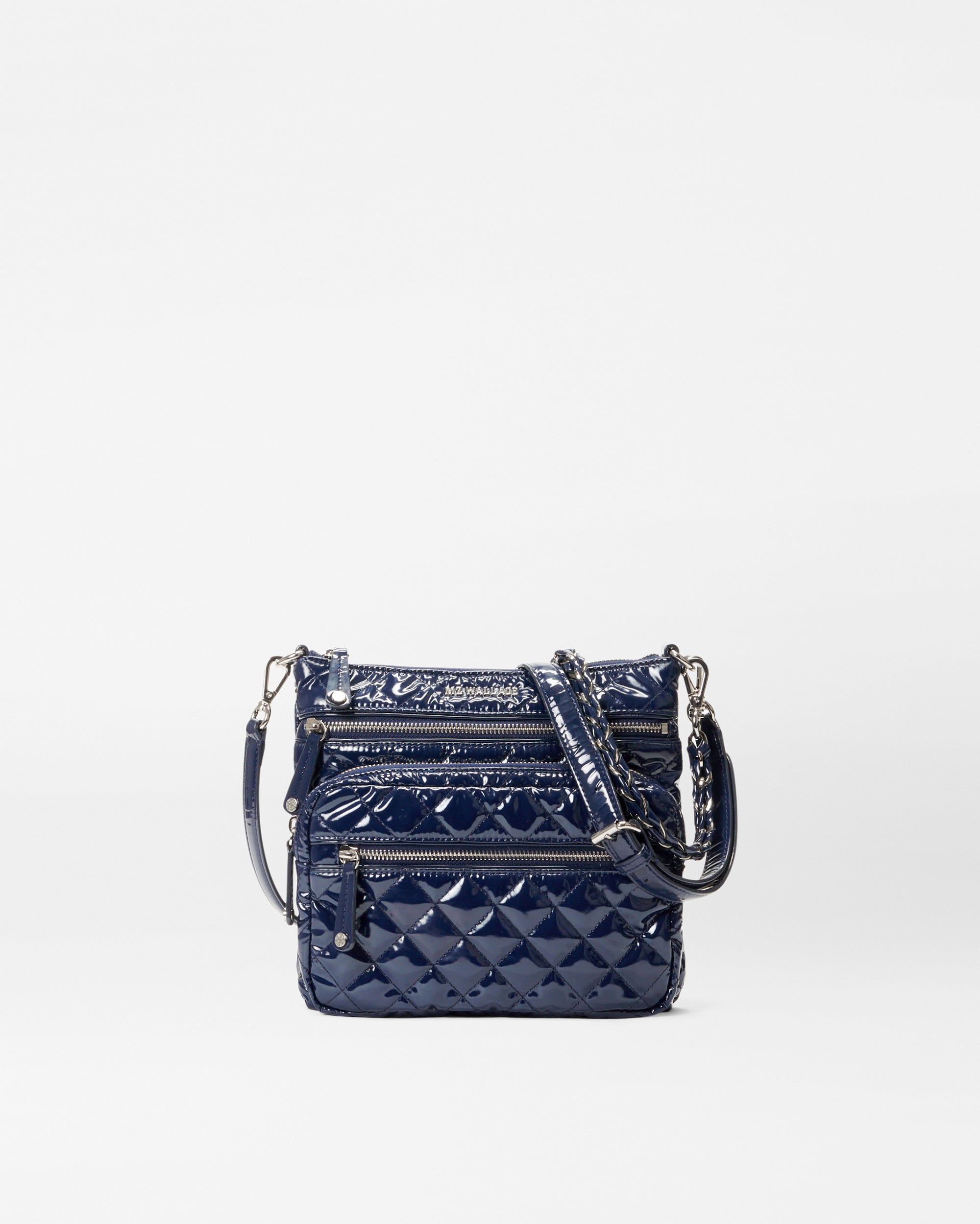 Navy Lacquer Downtown Crosby Crossbody – MZ Wallace Online