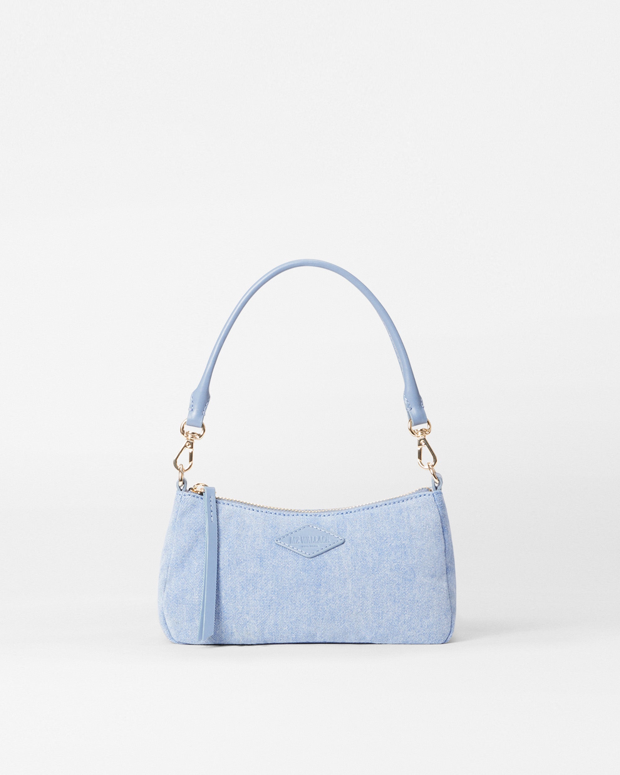 MZ Wallace True Light Denim Blue Mini Chelsea Shoulder Bag | MZ