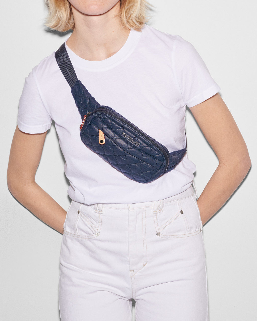 Navy Metro Belt Bag