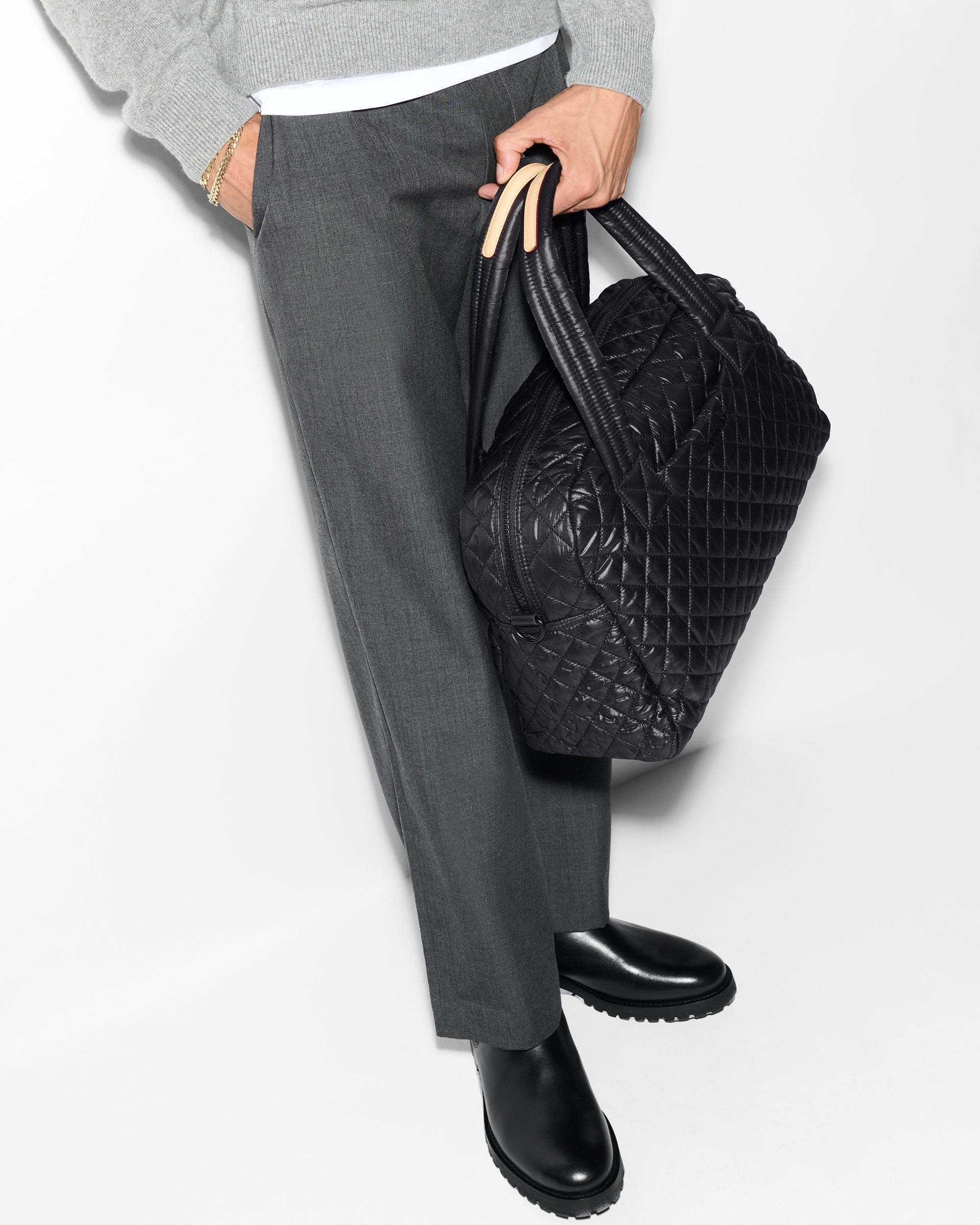 MZ Wallace Black Jimmy Travel Bag - Luxury Women's Travel Bags