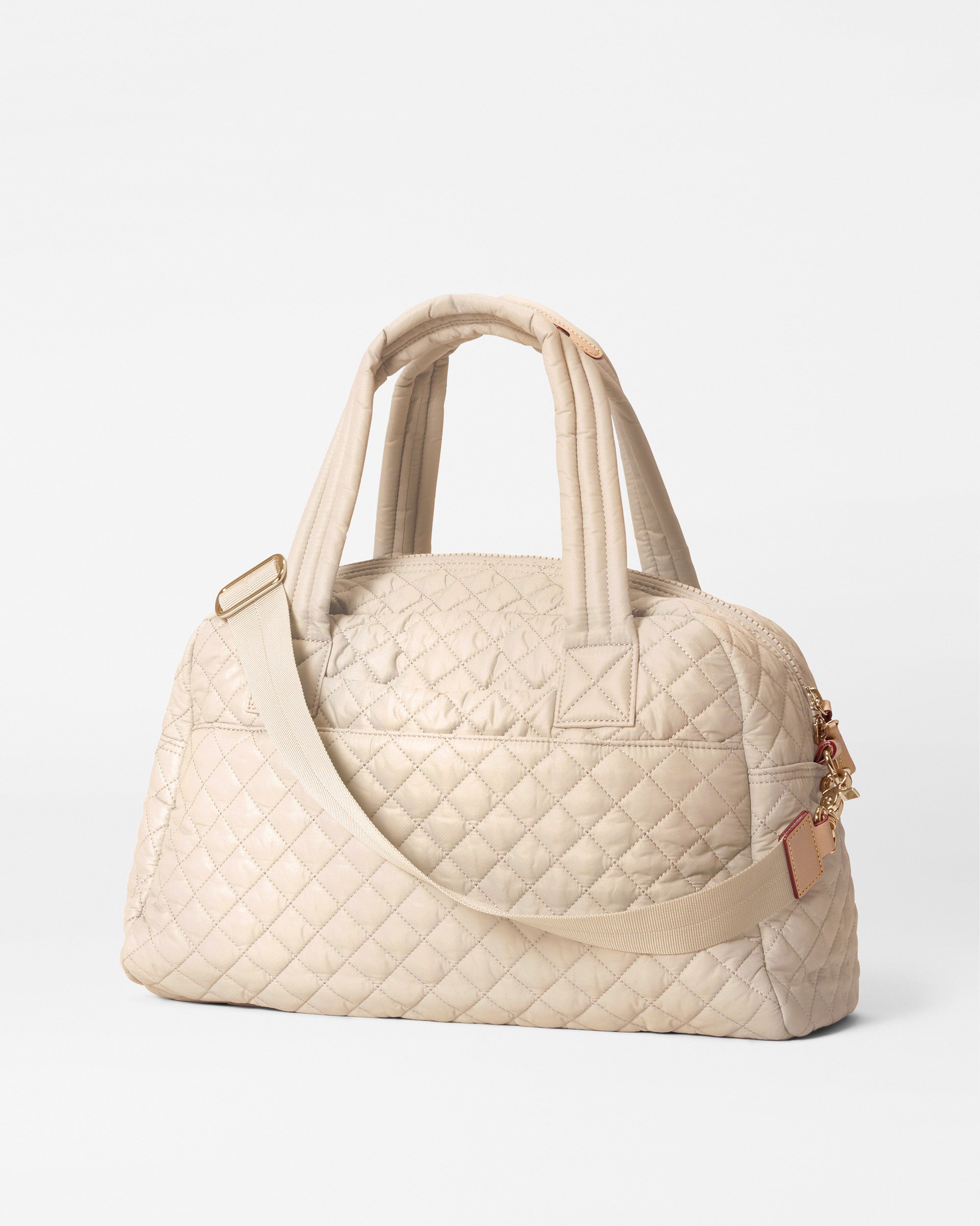MZ Wallace Buff Ivory Jimmy II Handbag - Luxury Quilted Bag | MZ
