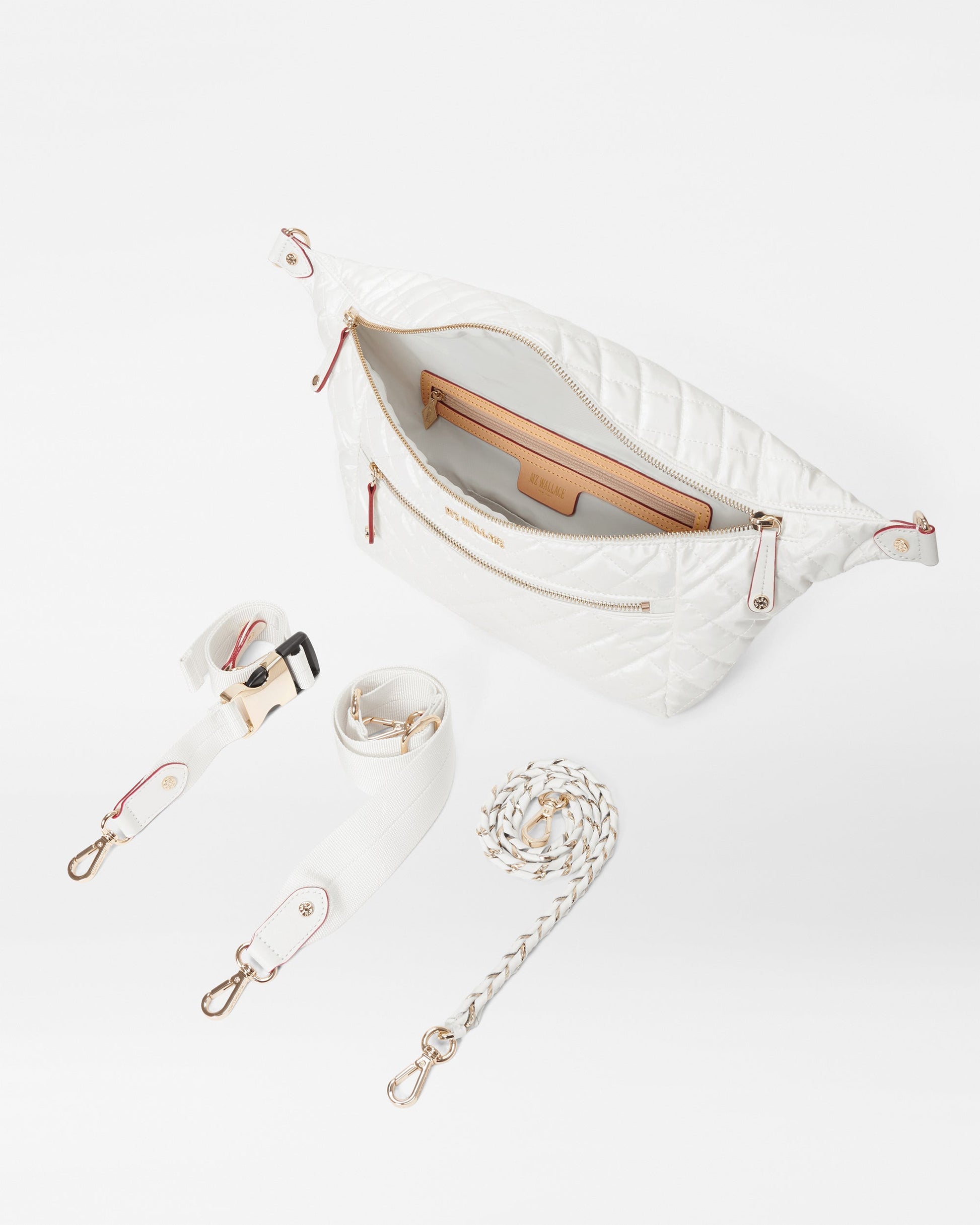 Pearl Metallic Crosby Crossbody Sling Bag