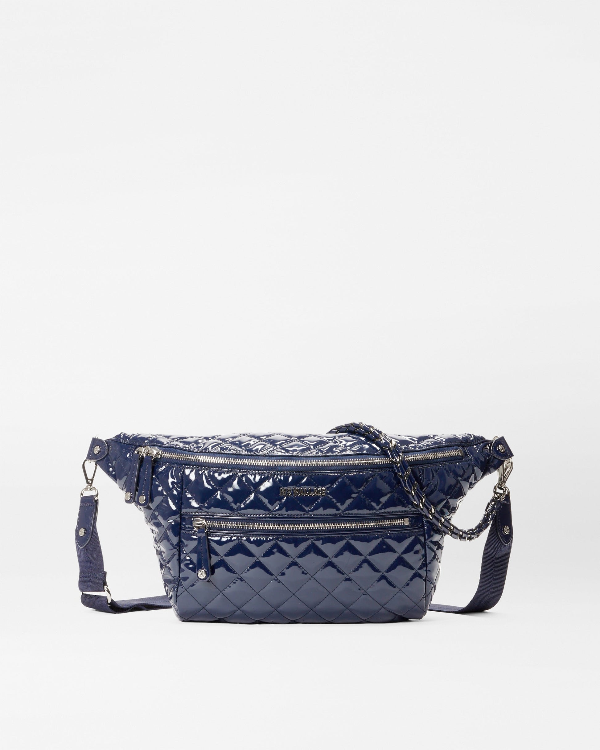 Navy Lacquer Crosby Crossbody Sling Bag
