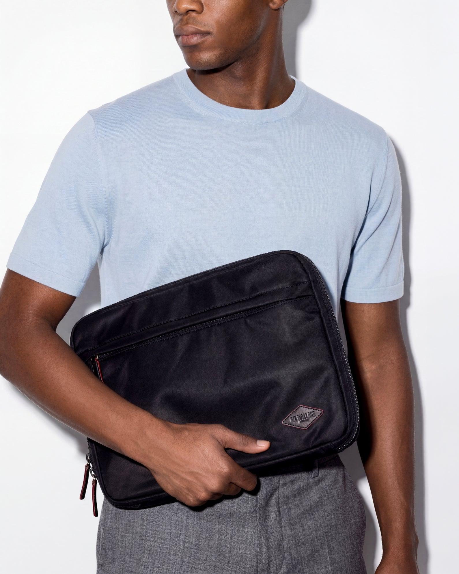 Male Model on Black Bleecker Organizer 