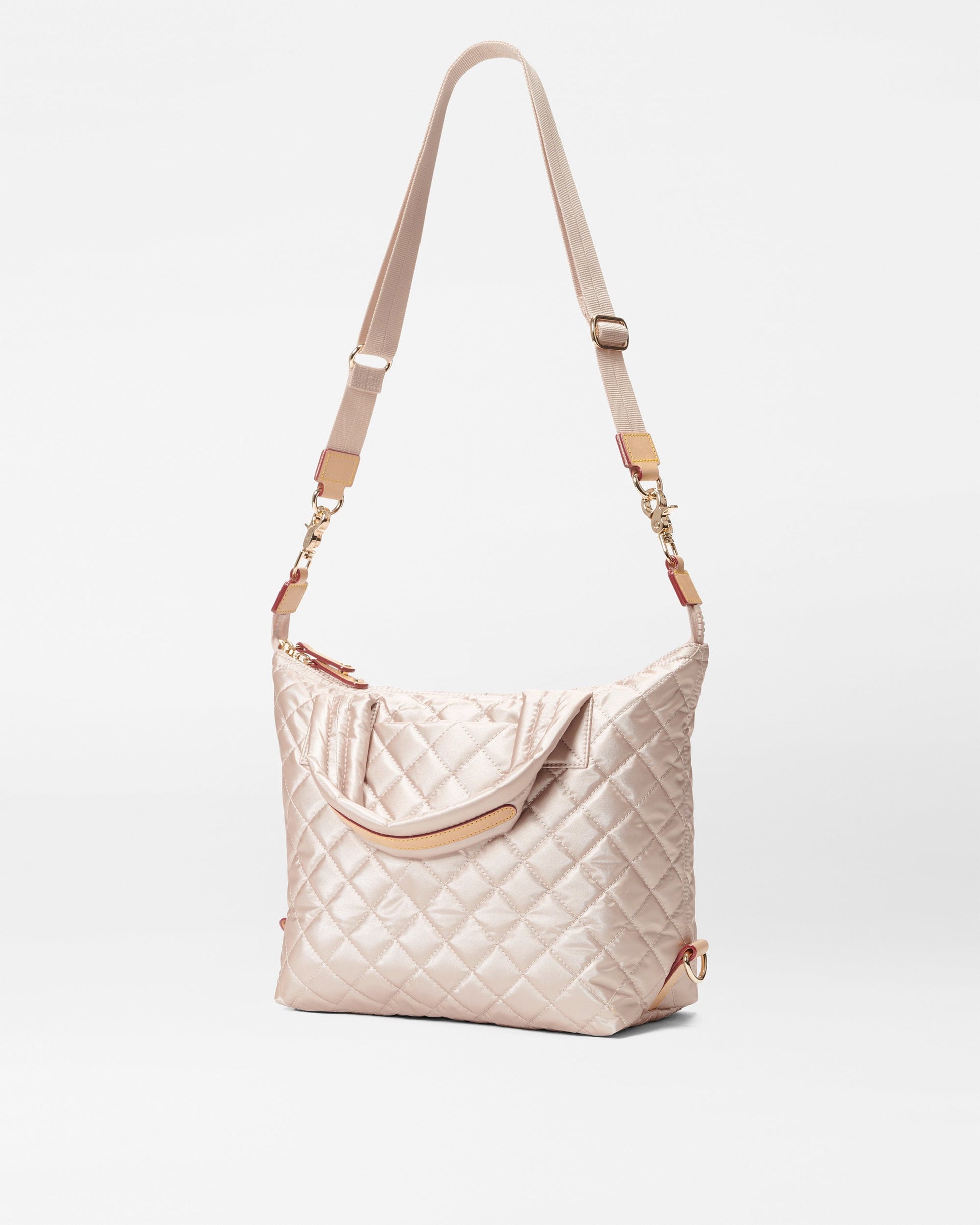 Pale Rose Gold Metallic Small Sutton Deluxe
