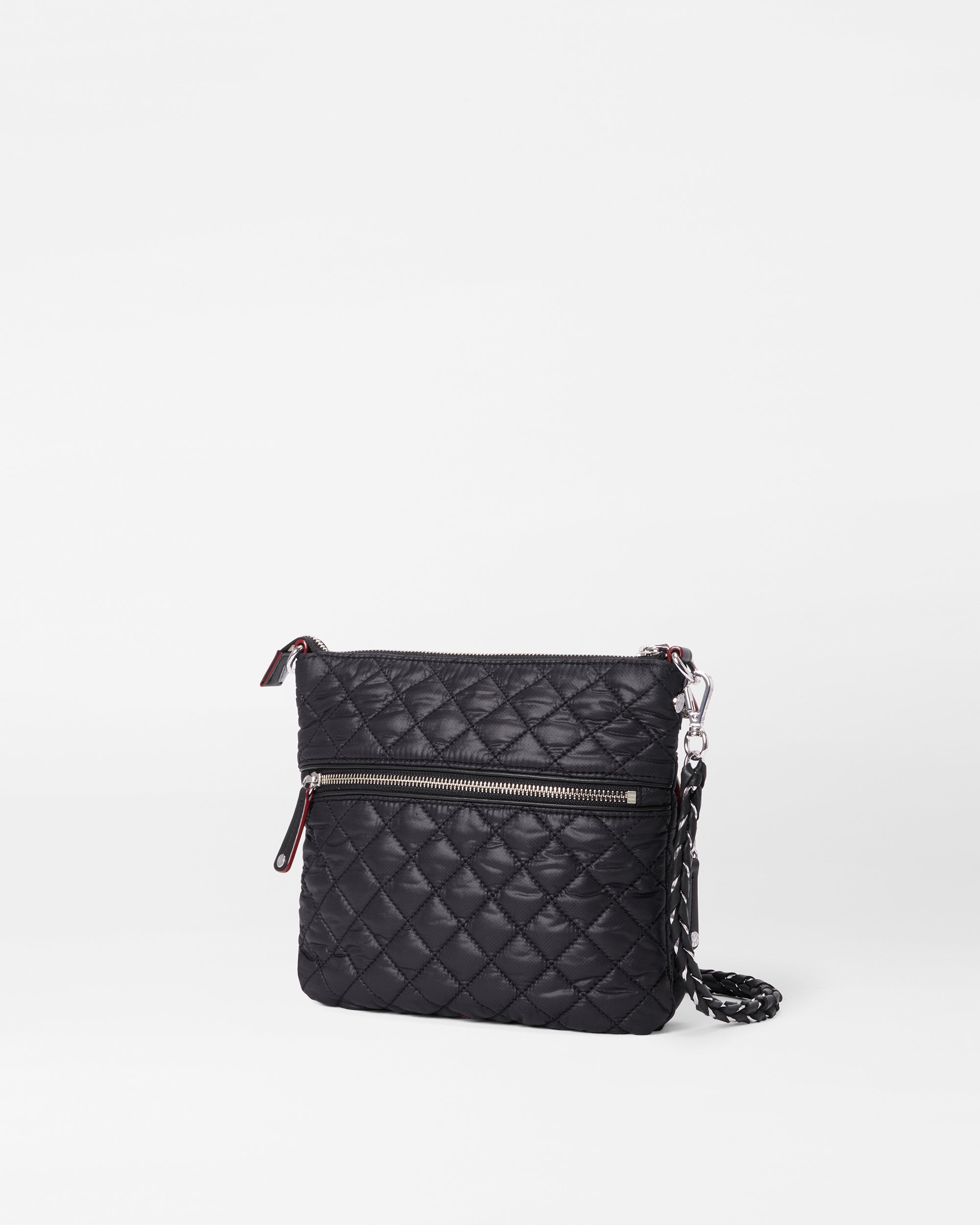 Back view of MZ Wallace Double Zip Crossbody Bag