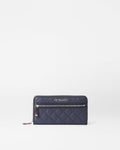 Navy Long Crosby Wallet