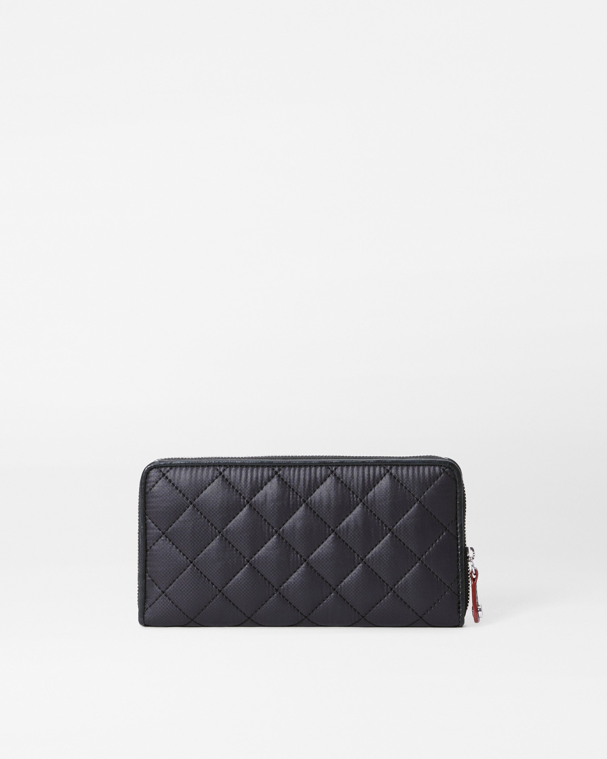 MZ Wallace Black Long Crosby Wallet - Luxury Women's Wallets | MZ