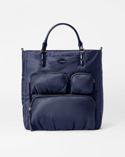 Navy Large Chelsea Top Handle Tote