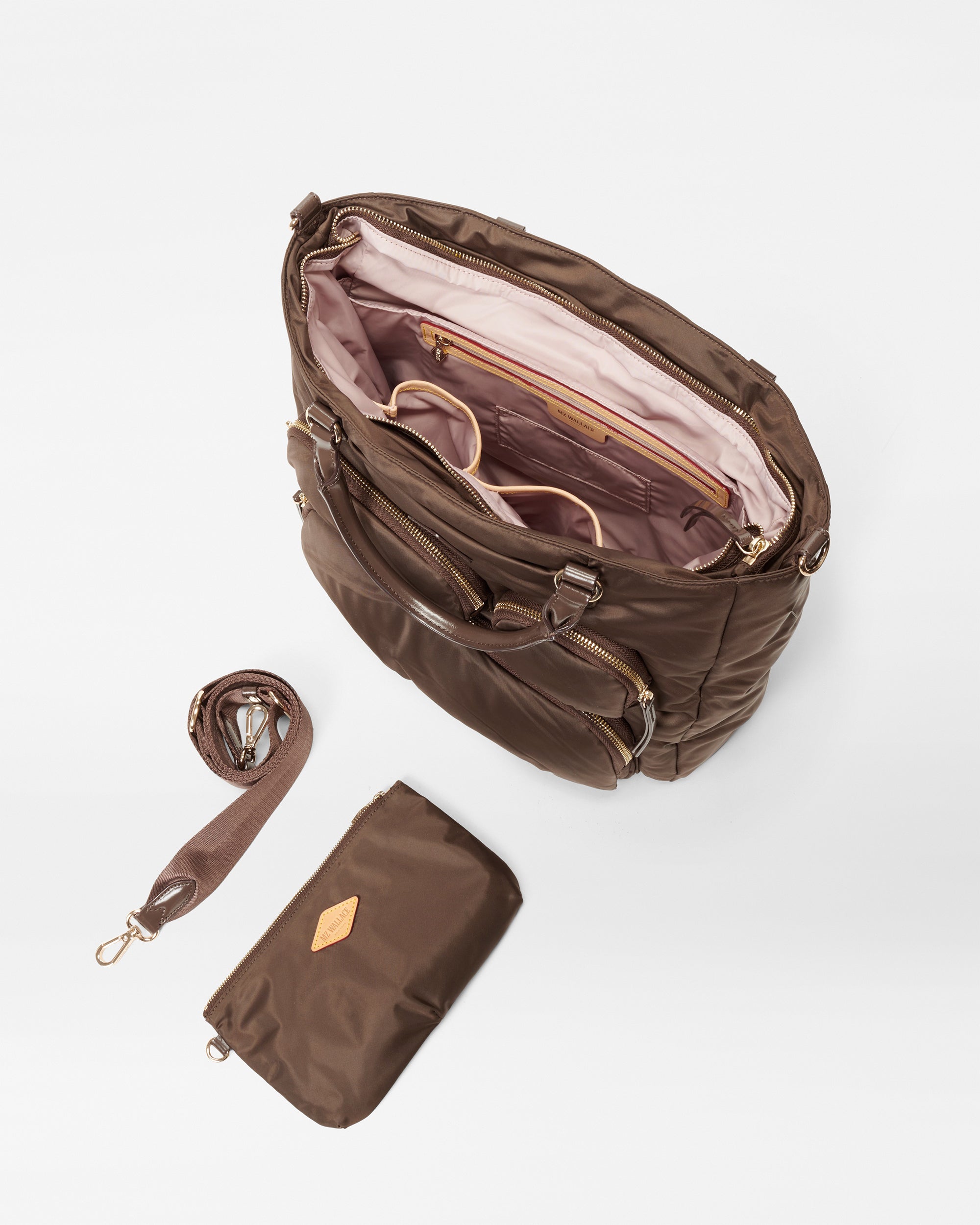 Walnut Brown Large Chelsea Top Handle Tote