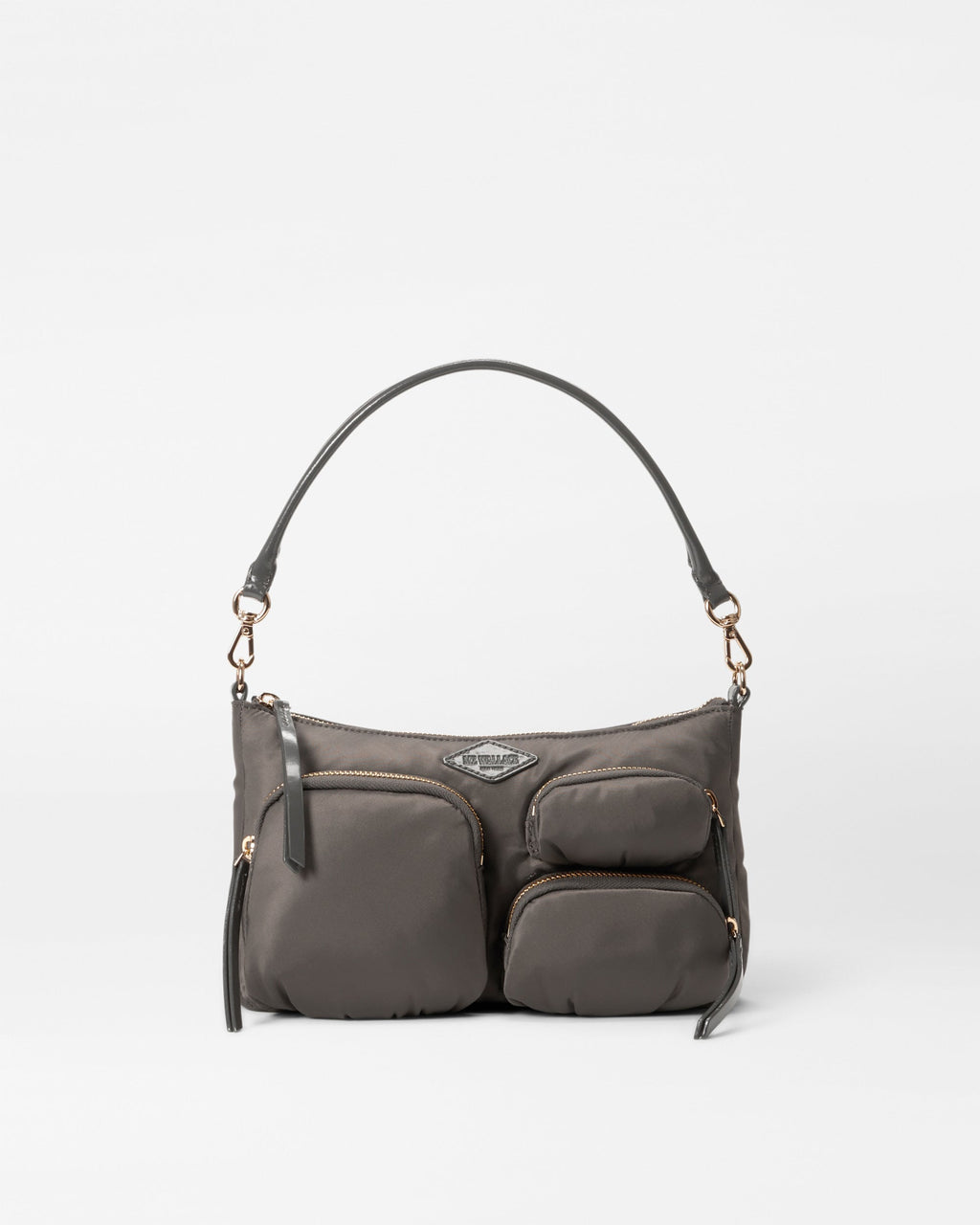 MZ Wallace Grey Shoulder Bag