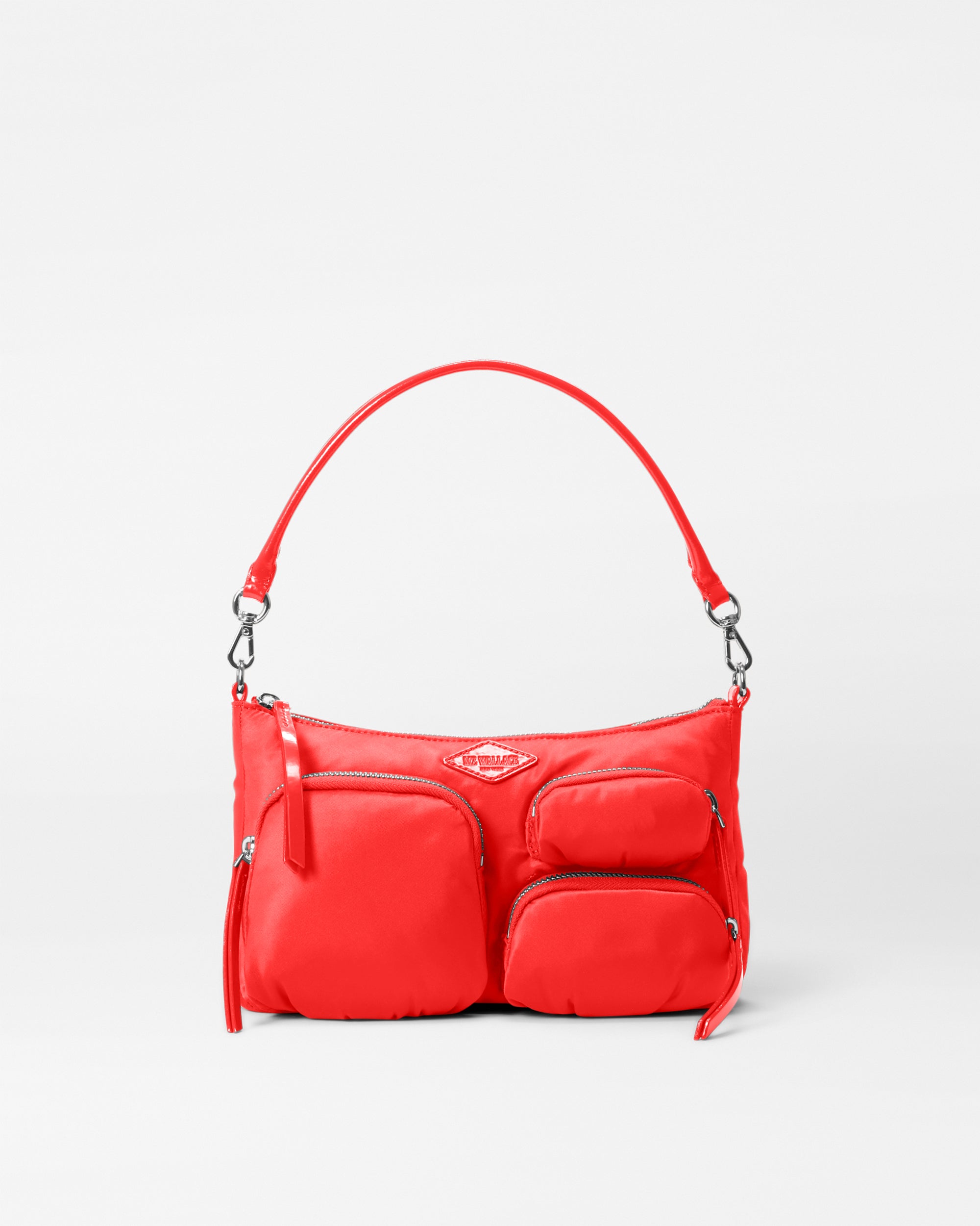 MZ Wallace Bright Cherry Red Chelsea Petite Shoulder Bag | MZ