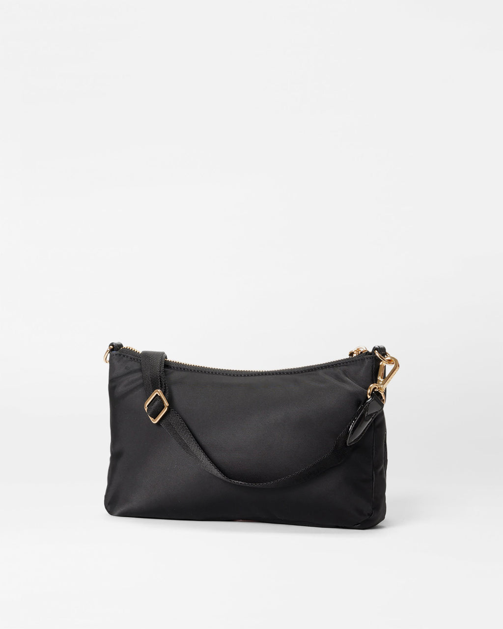Back view of MZ Wallace Small Black Shoulder Bag