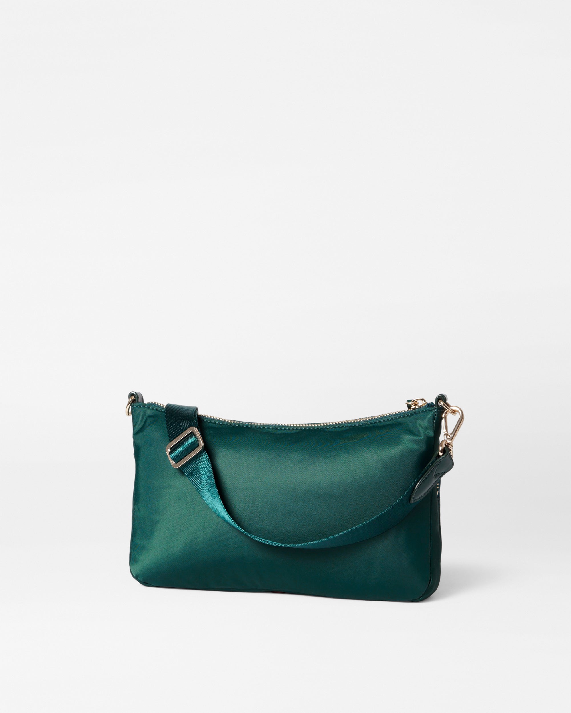 Back view of MZ Wallace Green Shoulder Purse