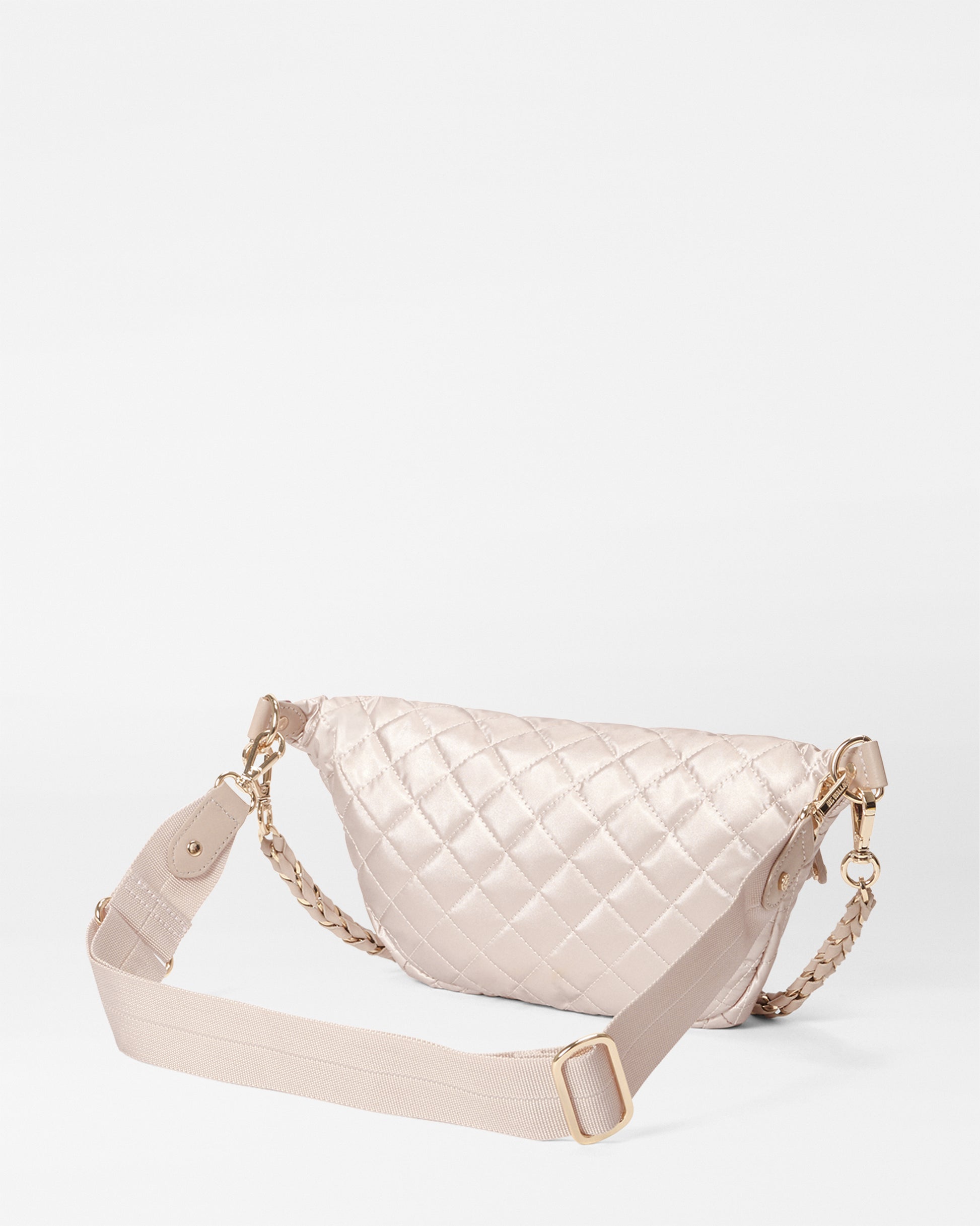 Pale Rose Gold Metallic Small Crosby Crossbody Sling