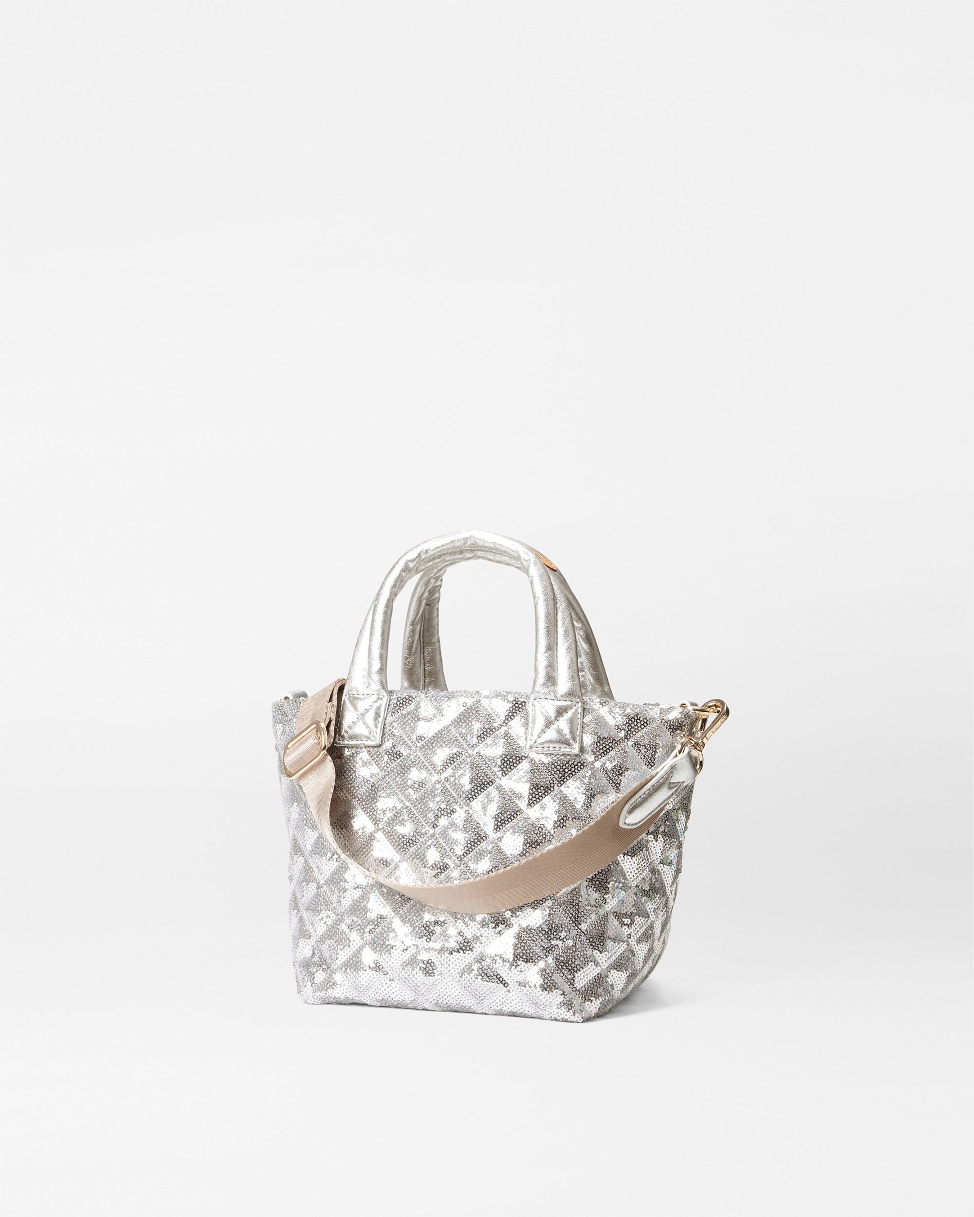 Ice Sequin Micro Metro Tote Deluxe