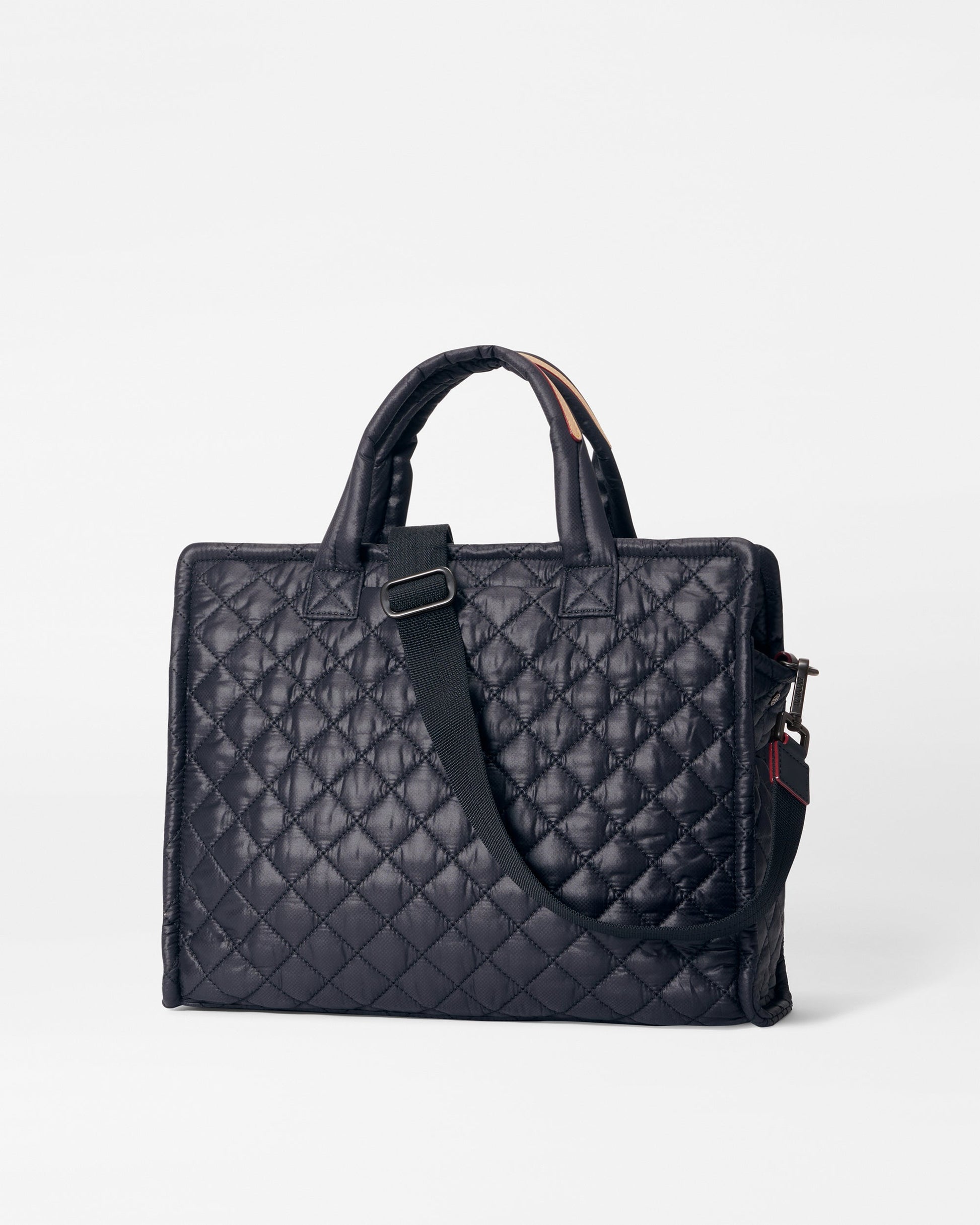 Black Medium Box Tote