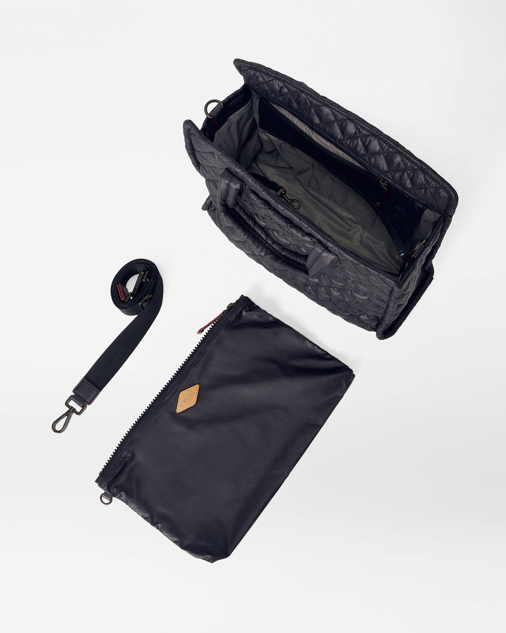 Black Medium Box Tote