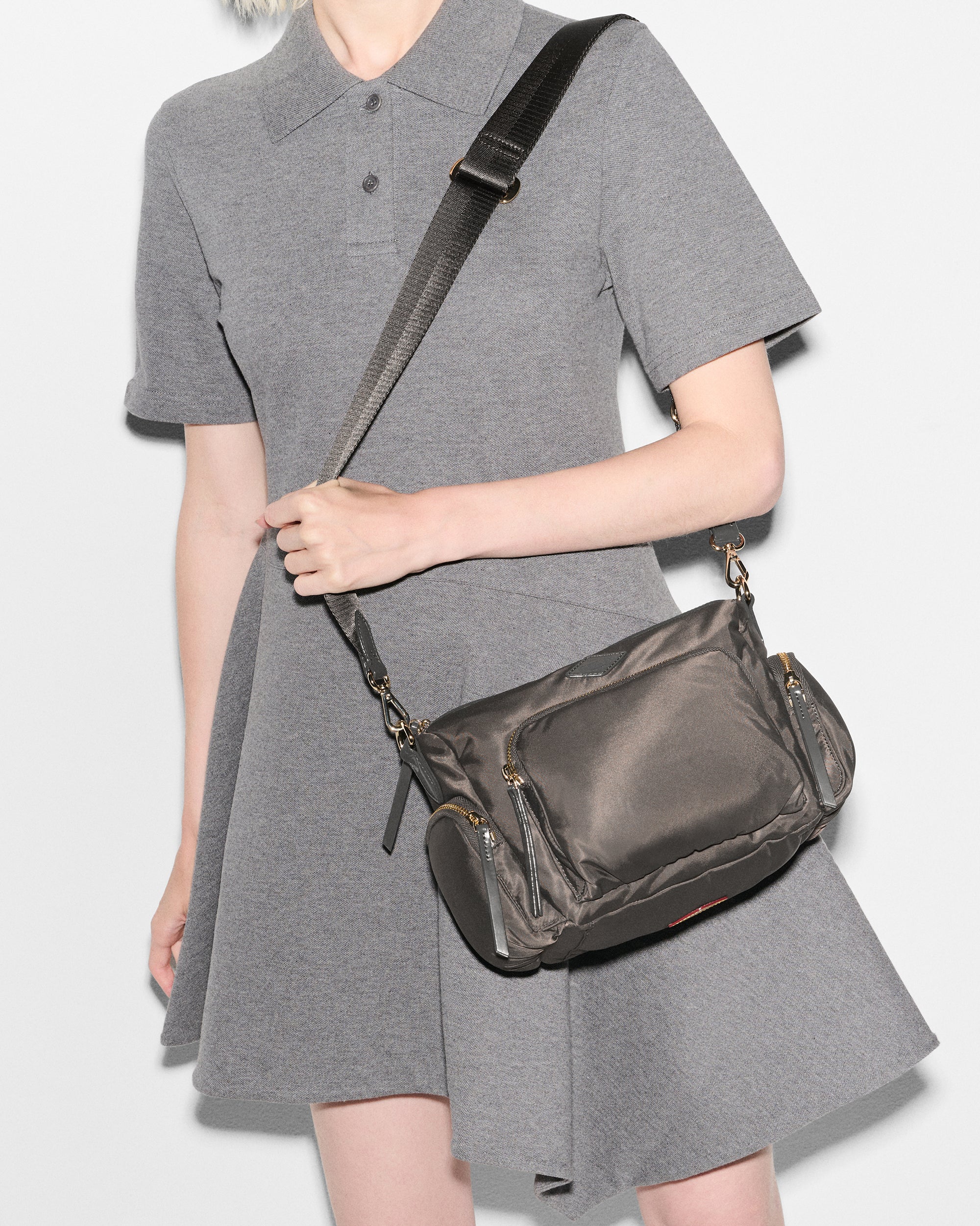 MZ Wallace Magnet Gray Small Chelsea Crossbody Bag | MZ Wallace