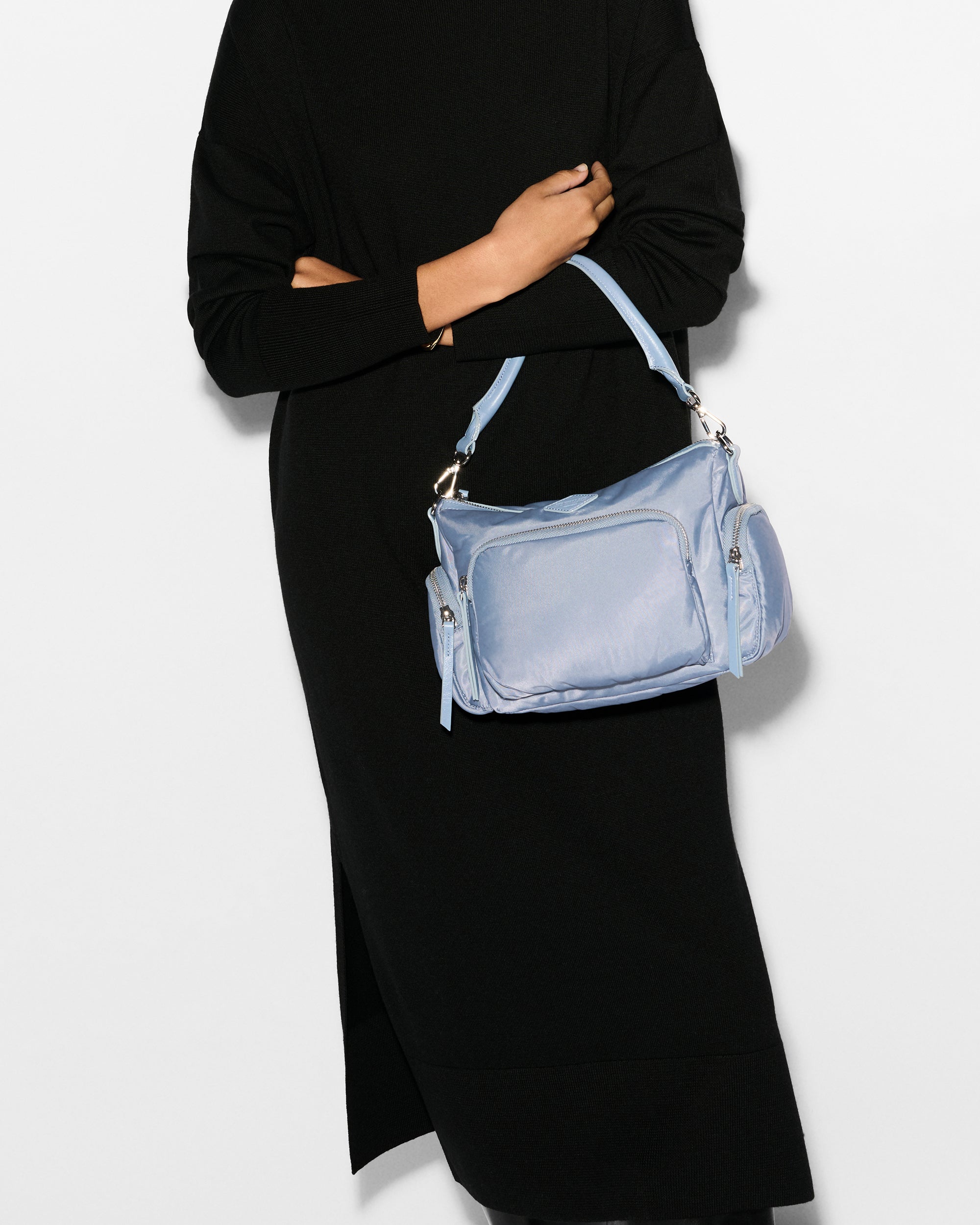MZ Wallace Stone Blue Small Chelsea Crossbody Bag | MZ Wallace