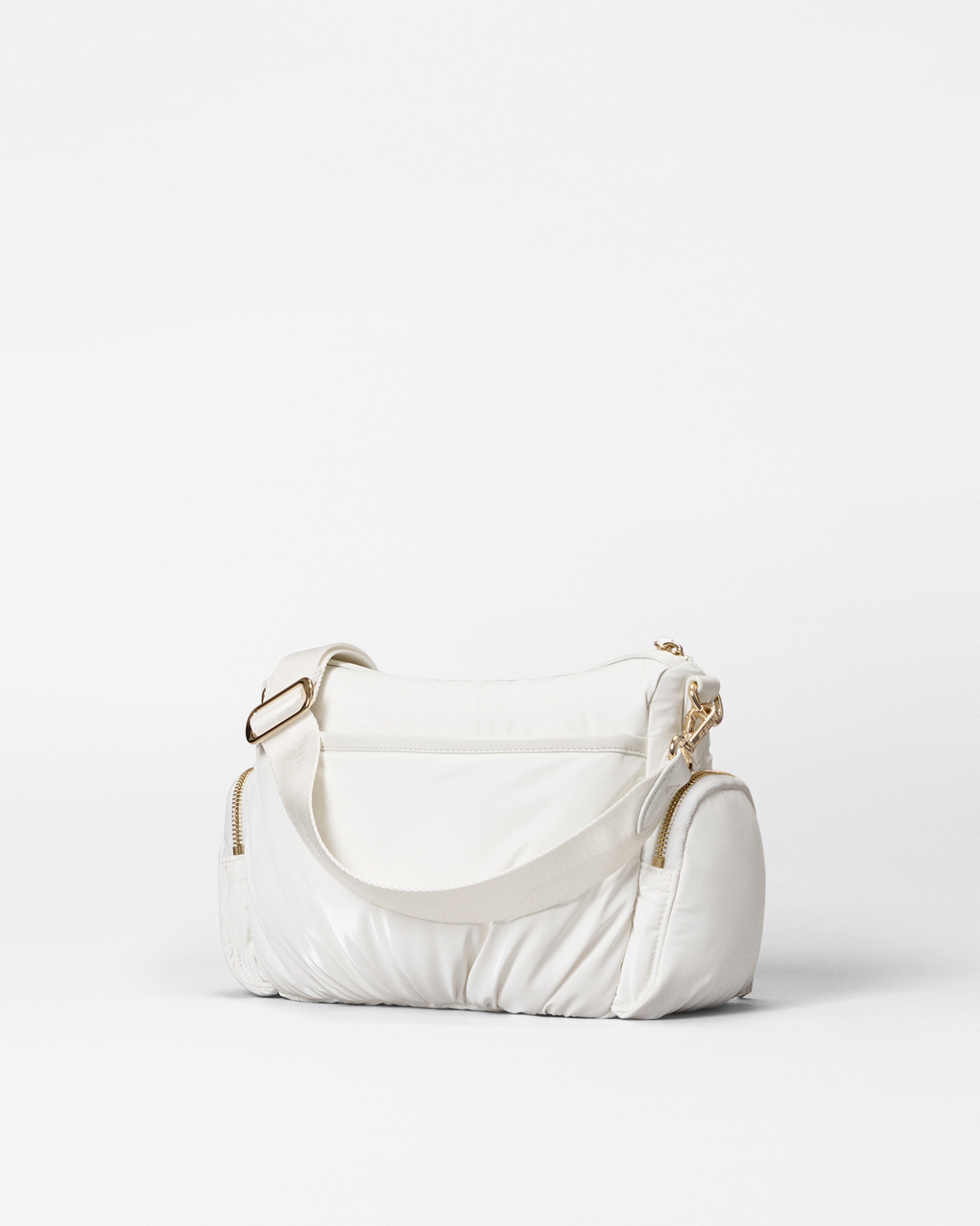 MZ Wallace Chalk White Liquid Small Chelsea Crossbody Bag | MZ