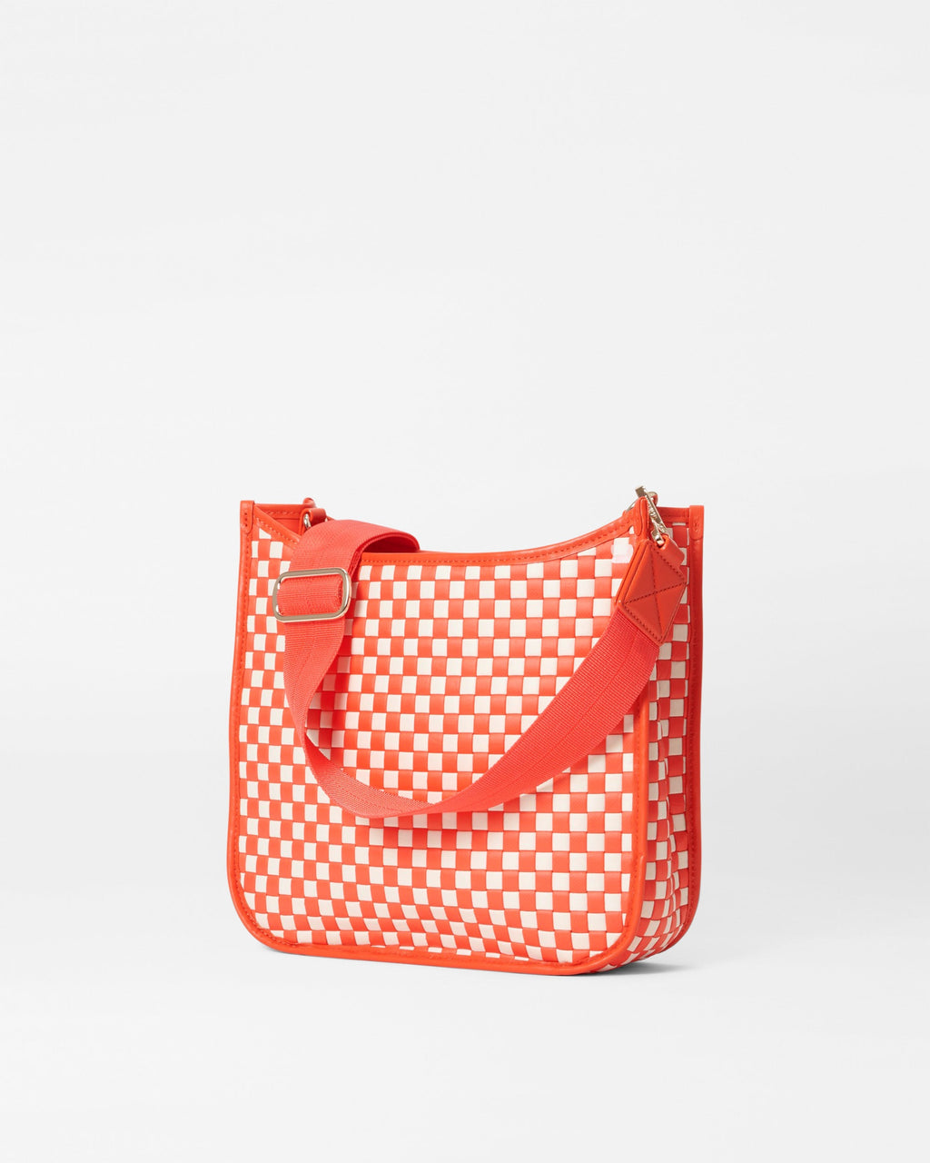 Sandshell/Poppy Woven Woven Box Crossbody