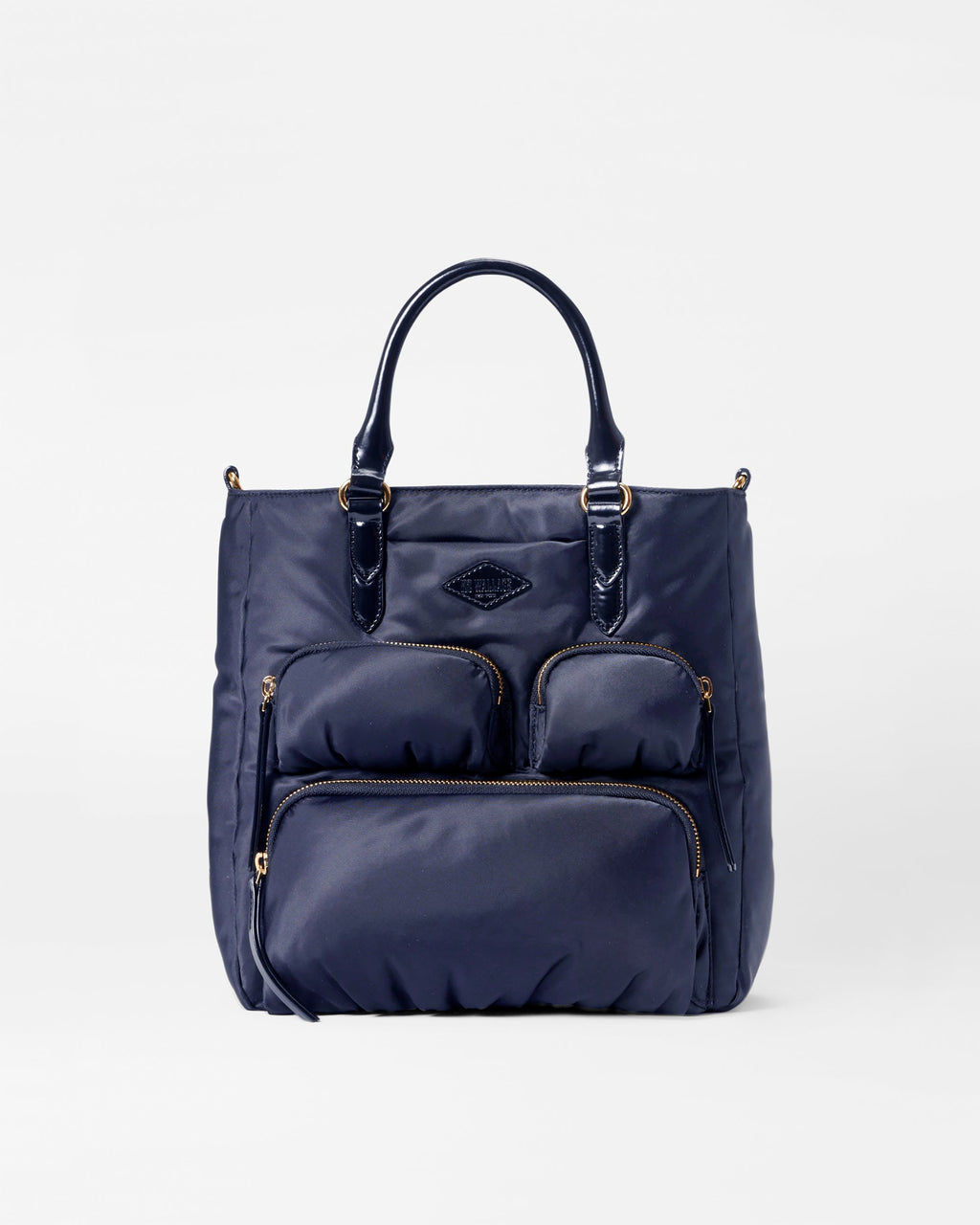 Navy Small Chelsea Top Handle Tote