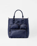 Navy Small Chelsea Top Handle Tote
