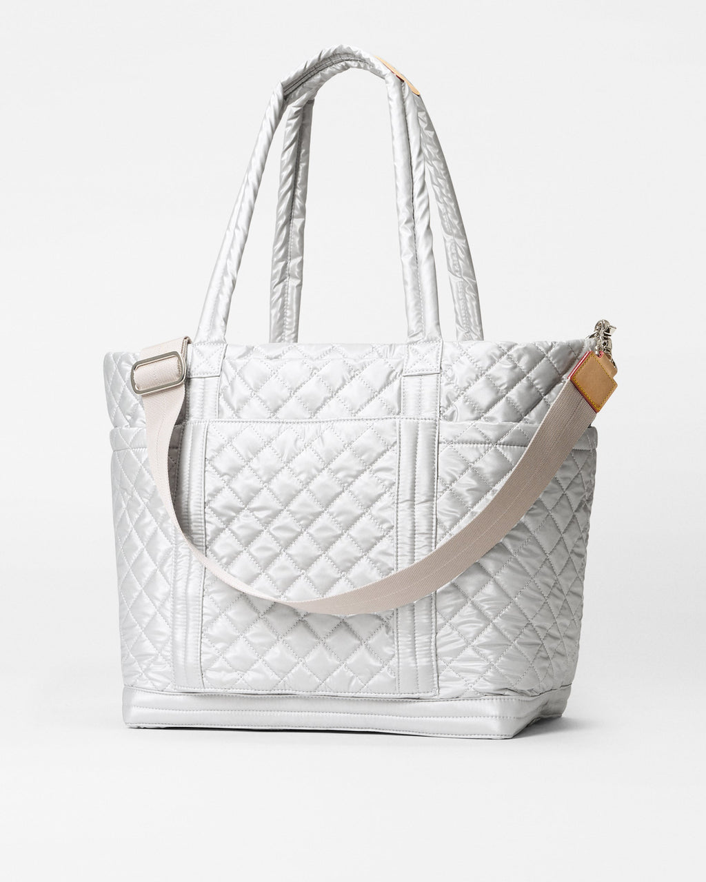 Oyster Metallic Large Empire Tote