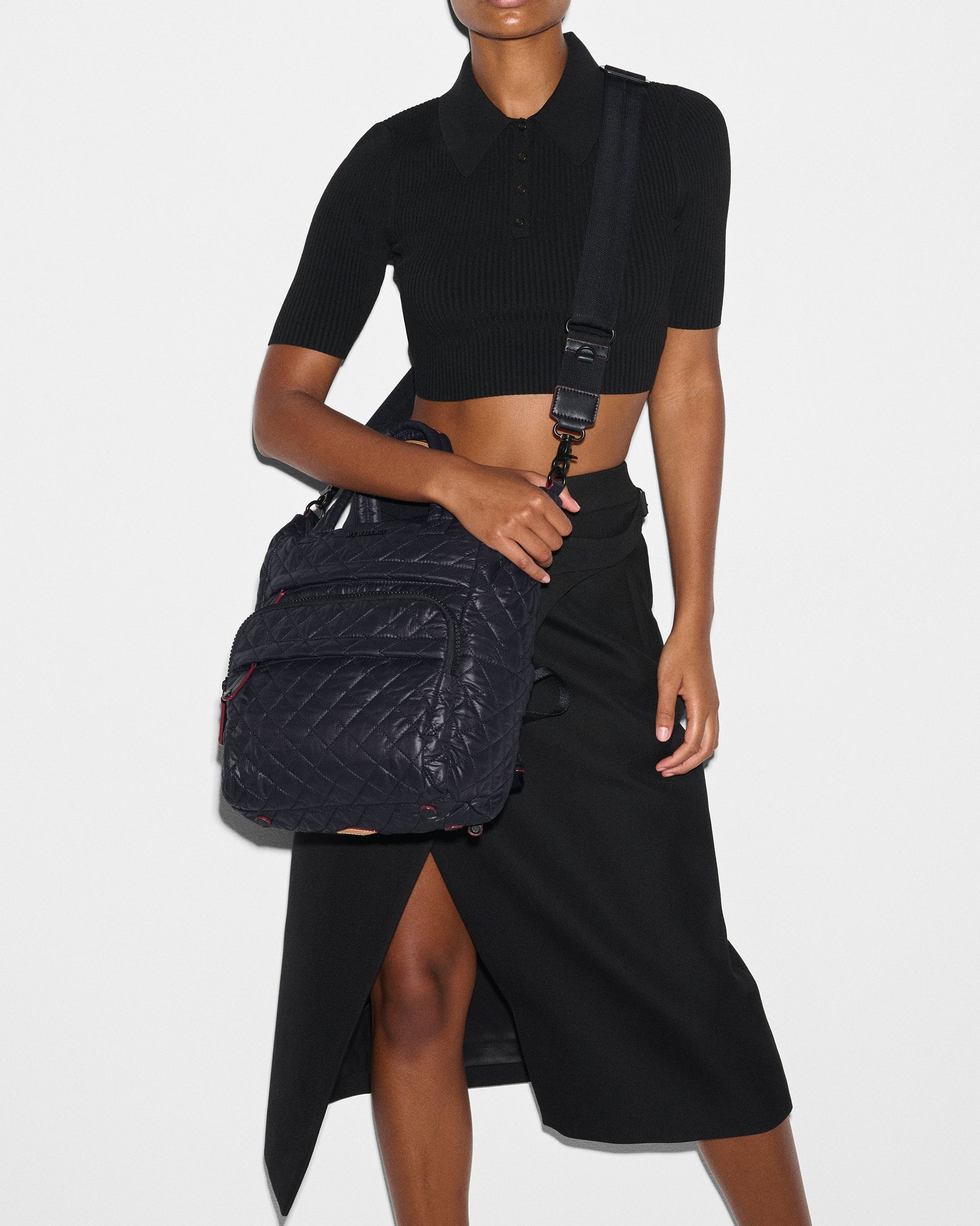 Black Small Utility Backpack