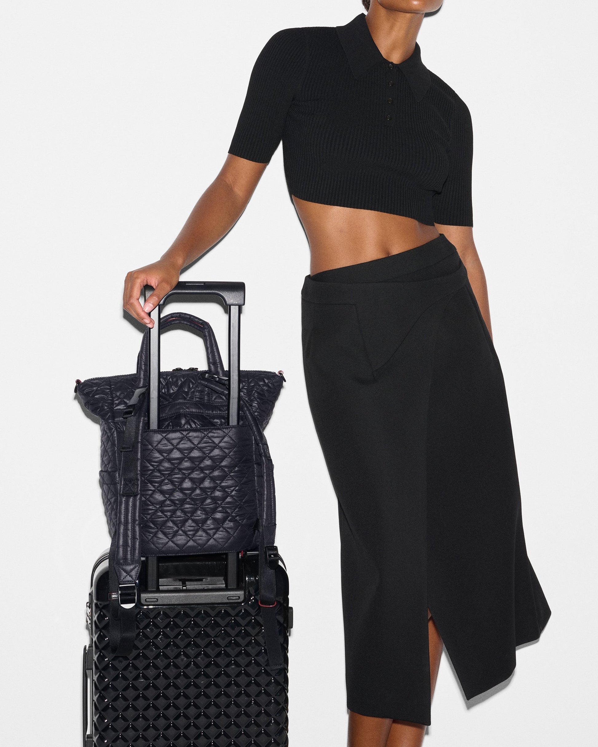 Black Small Utility Backpack
