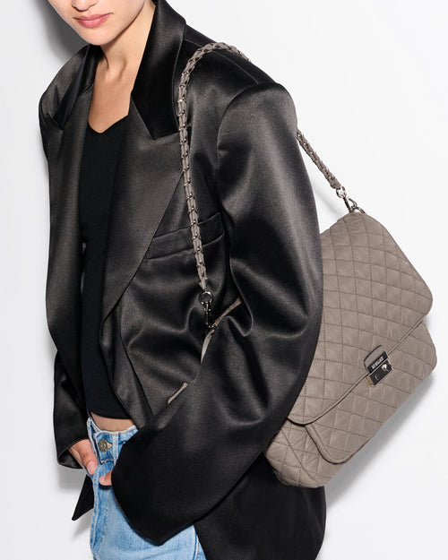 Morning Dove Large Crosby Lock Crossbody