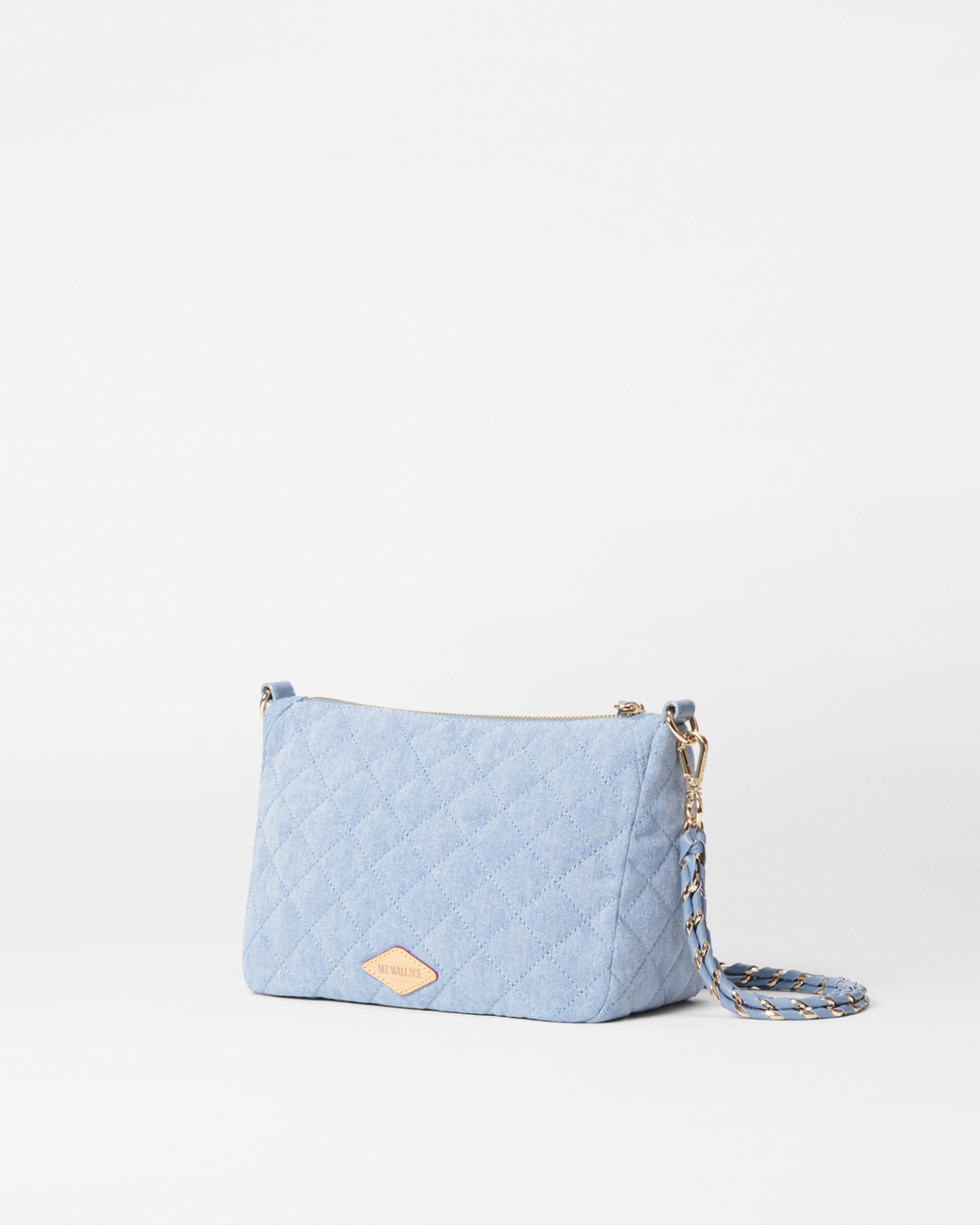 エルザ True Light Denim Crosby Ella Crossbody – MZ Wallace Online