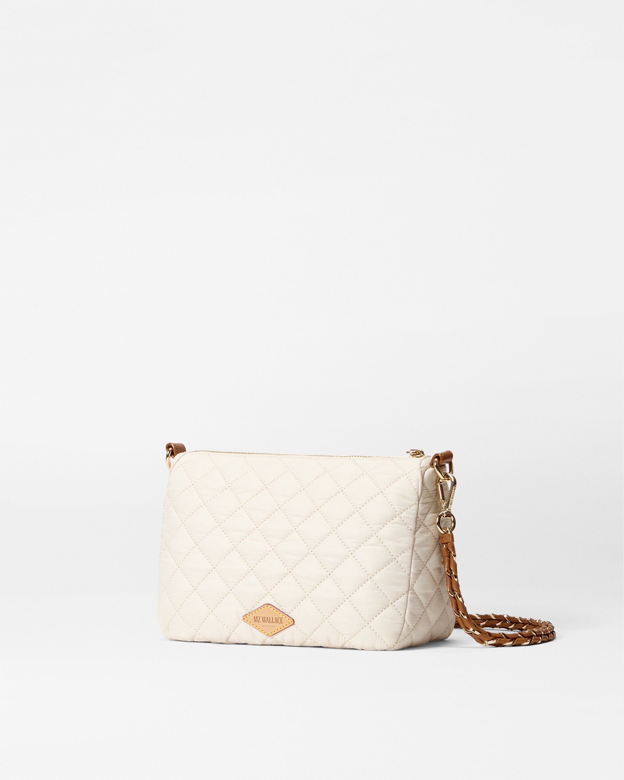 Sandshell with Brown Crosby Ella Crossbody