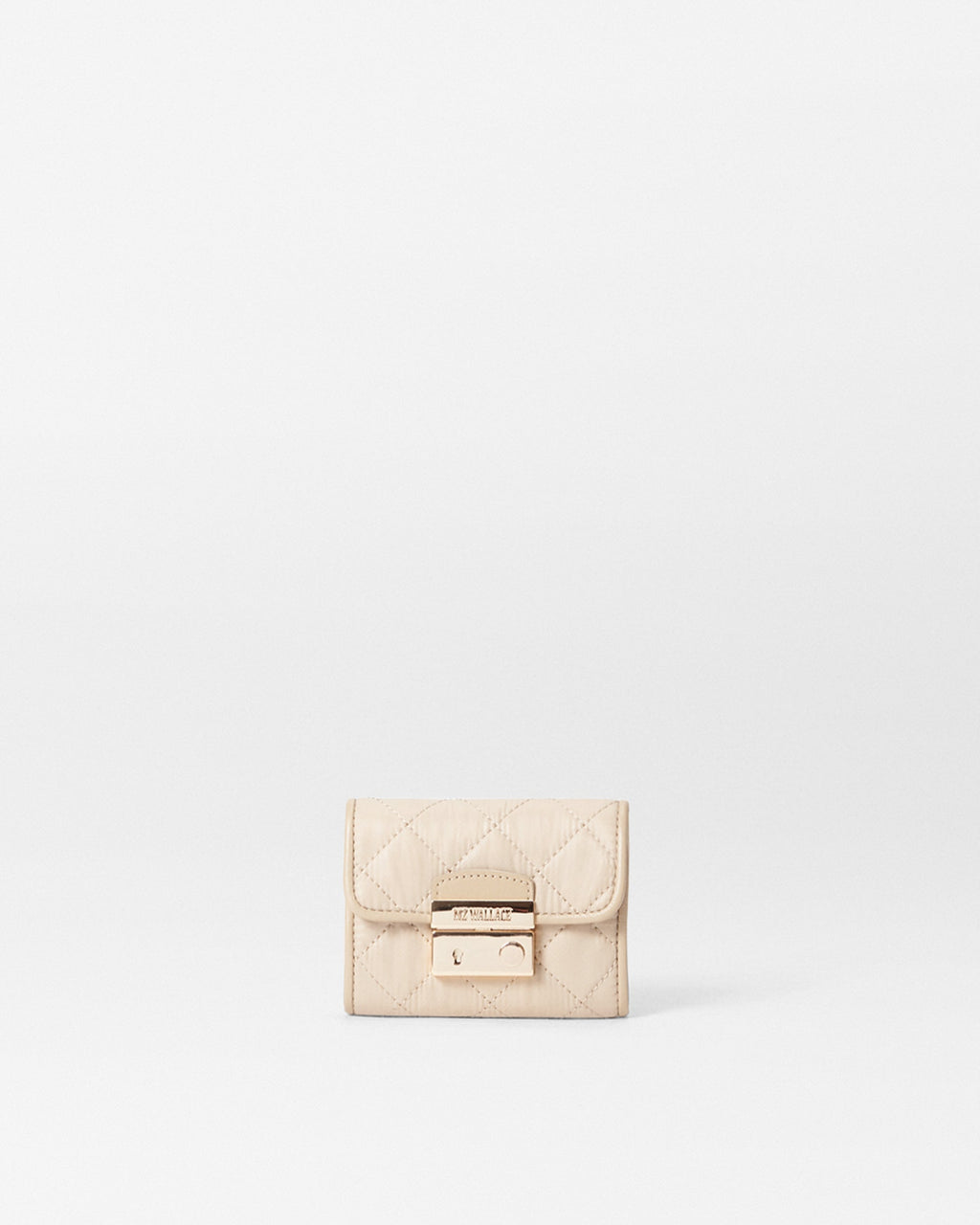 MZ Wallace Beige Small Wallet