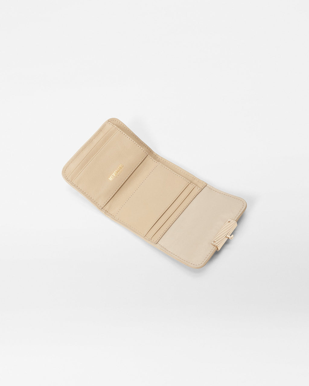 Open MZ Wallace Beige Small Wallet