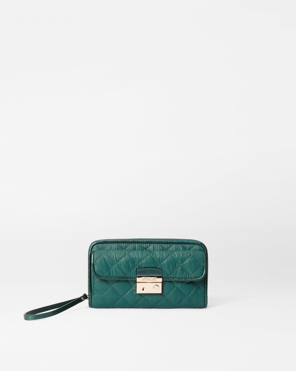 Emerald Crosby Lock Wristlet