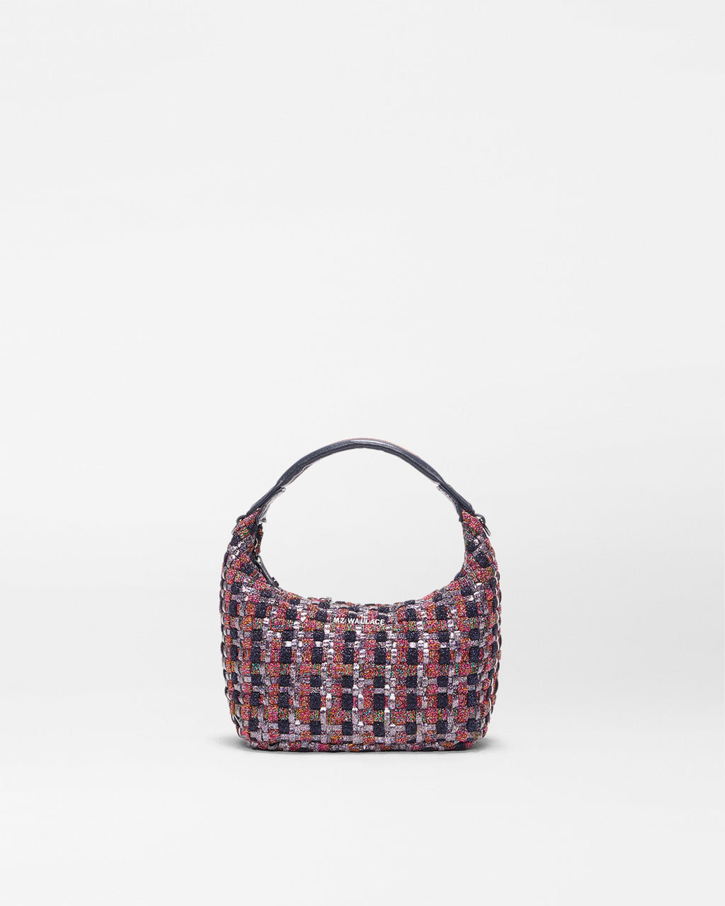 1605N2352 multi woven shimmer mini shoulder