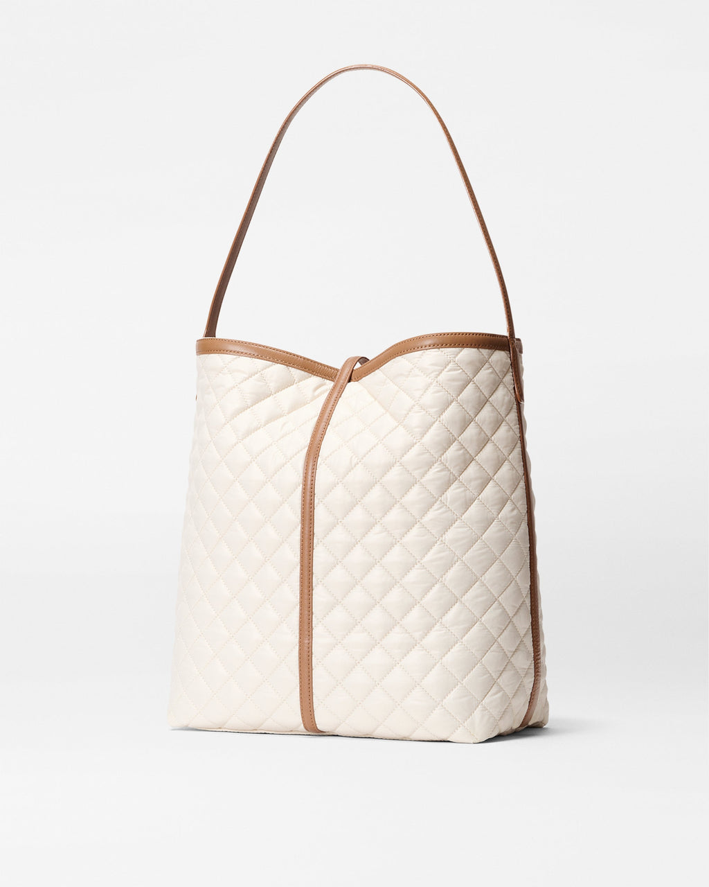 Sandshell with Brown Large Astor Hobo
