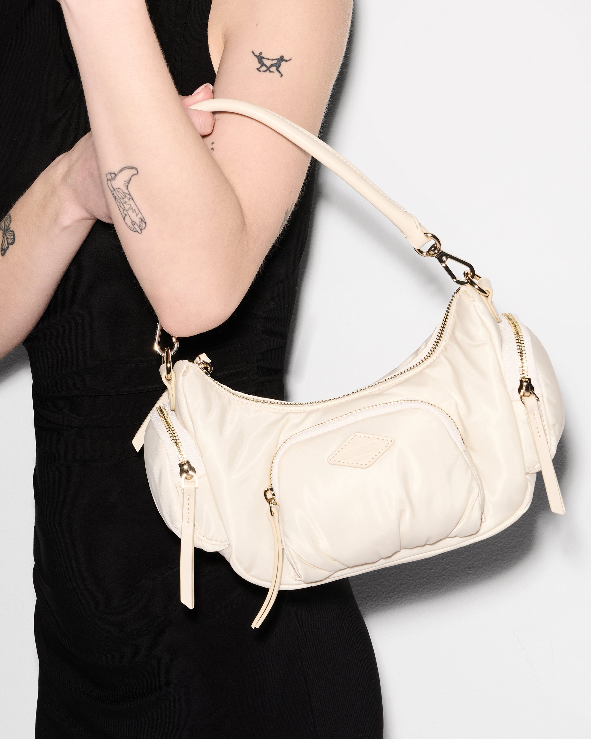 MZ Wallace Sandshell Cream Small Chelsea Shoulder Bag | MZ Wallace