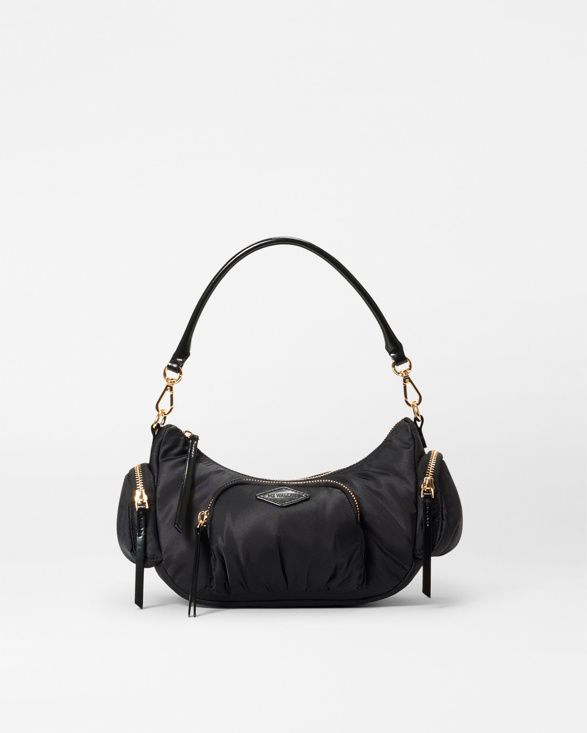 MZ Wallace Black Small Chelsea Shoulder Bag - Small Luxury Handbag