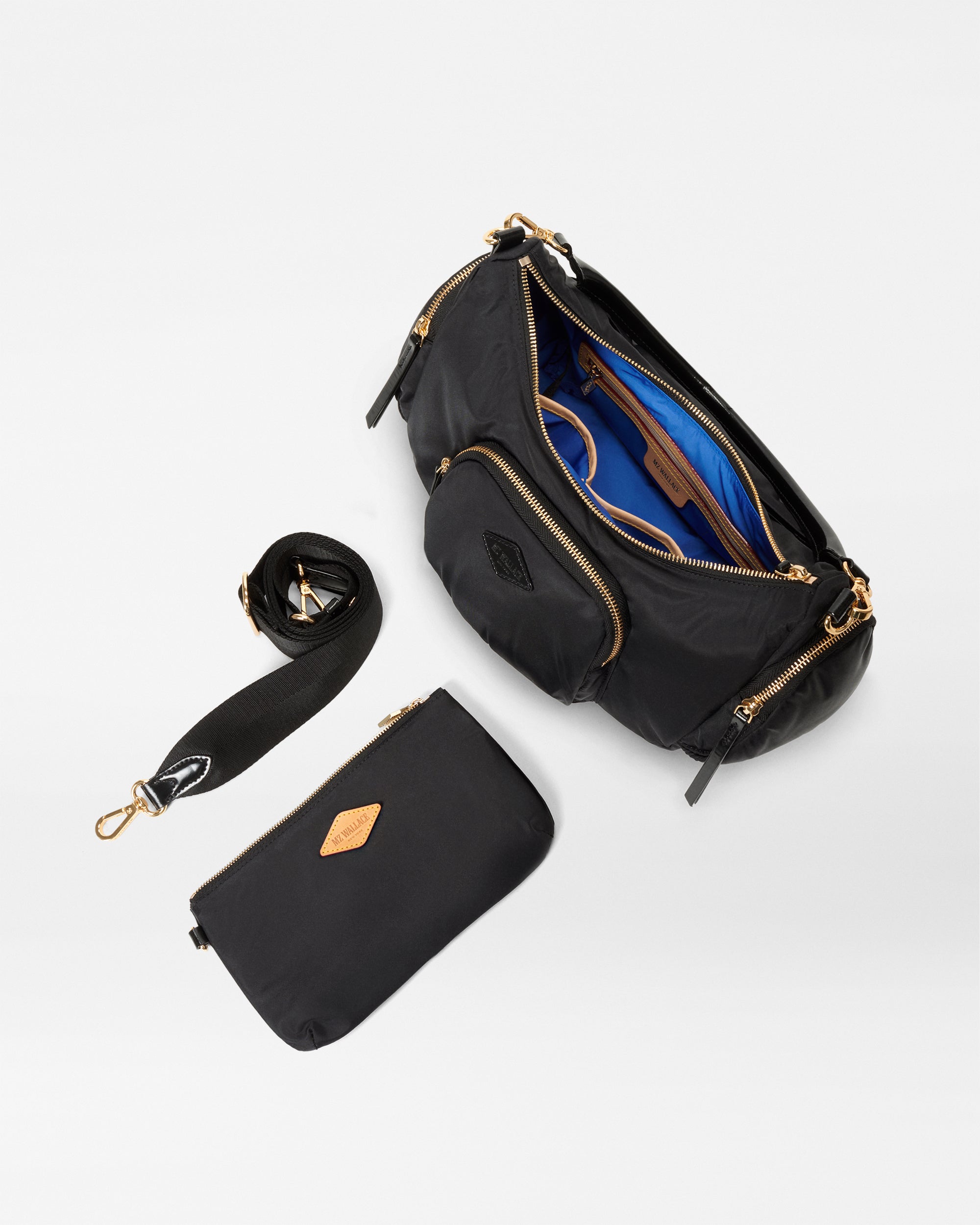 まさ MZ Wallace Black Medium Chelsea Shoulder Bag | MZ Wallace – MZ