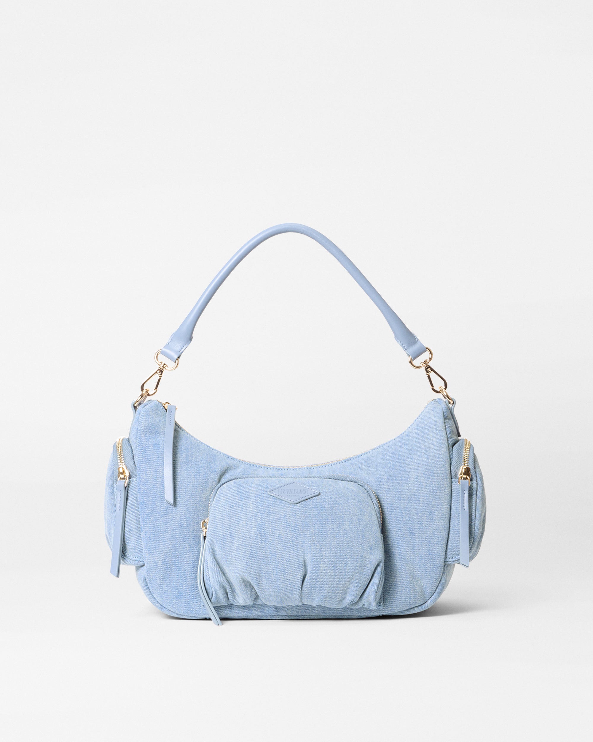 MZ Wallace True Light Denim Blue Medium Chelsea Shoulder Bag | MZ
