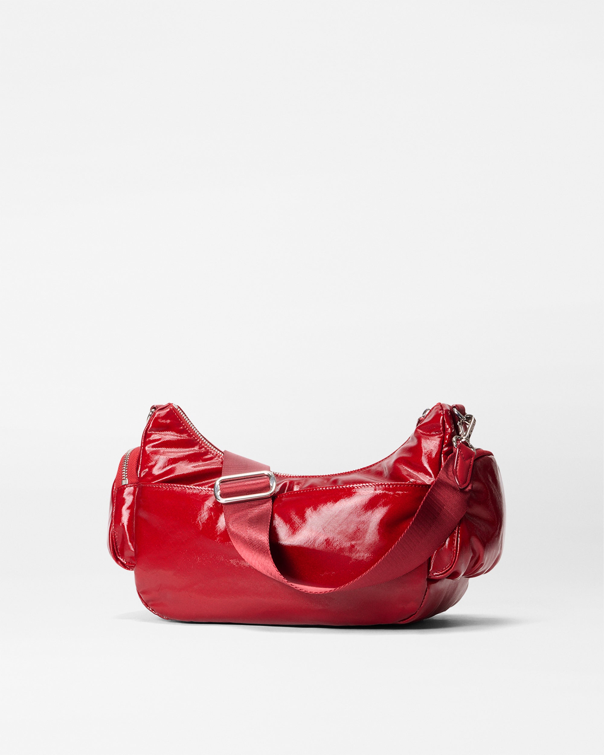 MZ Wallace Apple Red Gloss Medium Chelsea Shoulder Bag | MZ