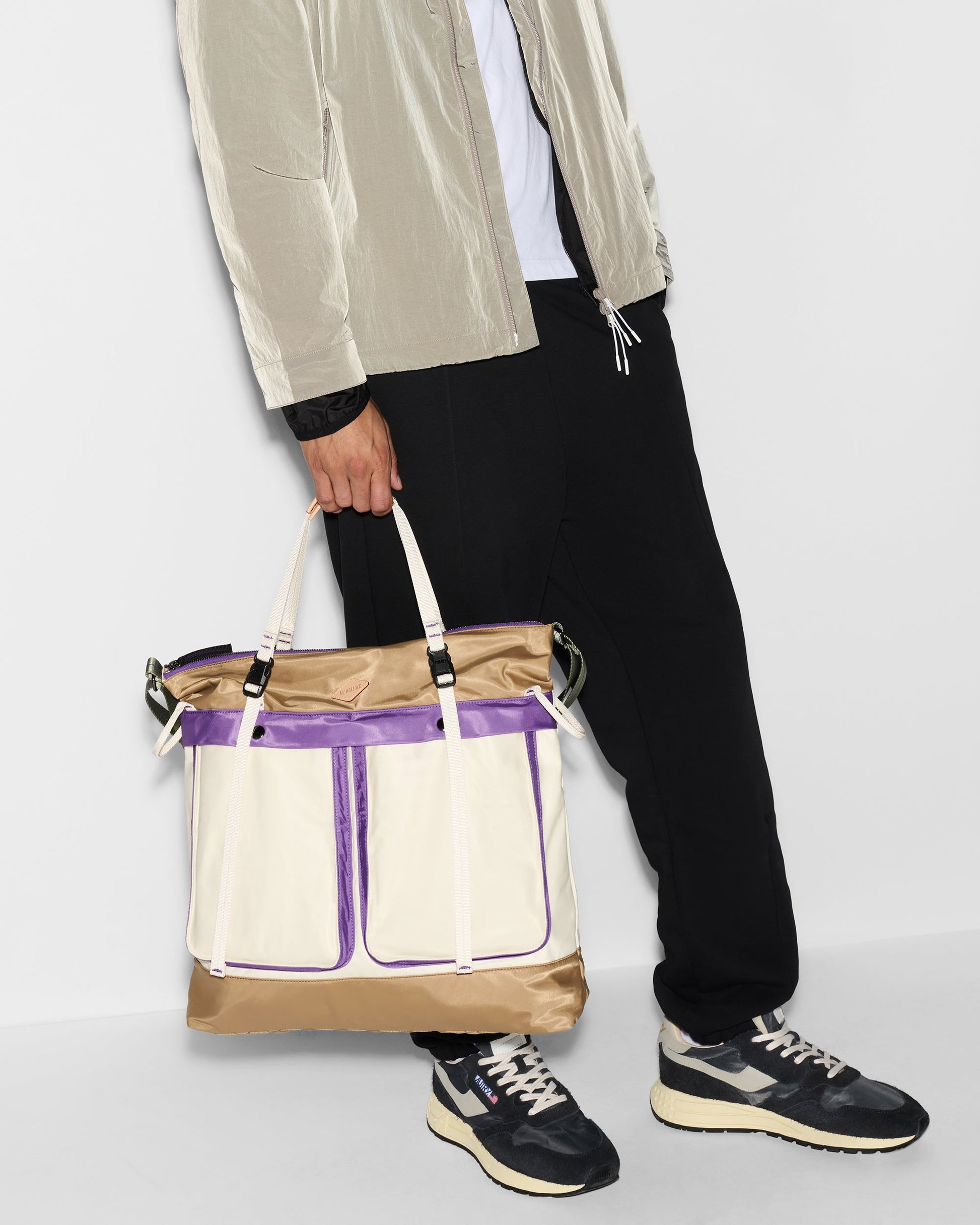 MZ Wallace Buff Multi Hudson Lightweight Tote Bag