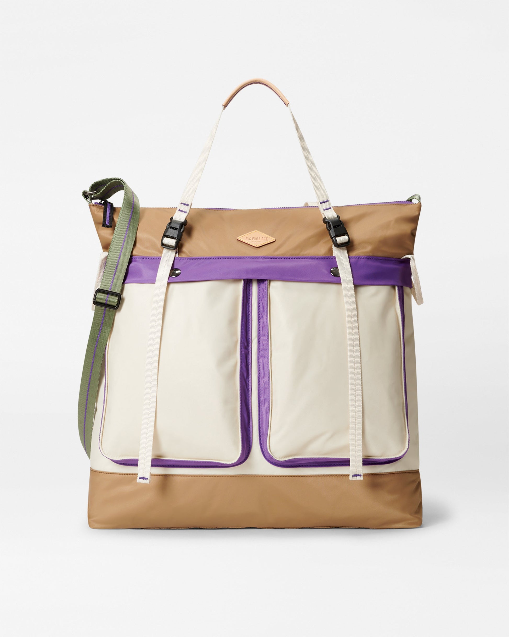 MZ Wallace Buff Multi Hudson Lightweight Tote Bag