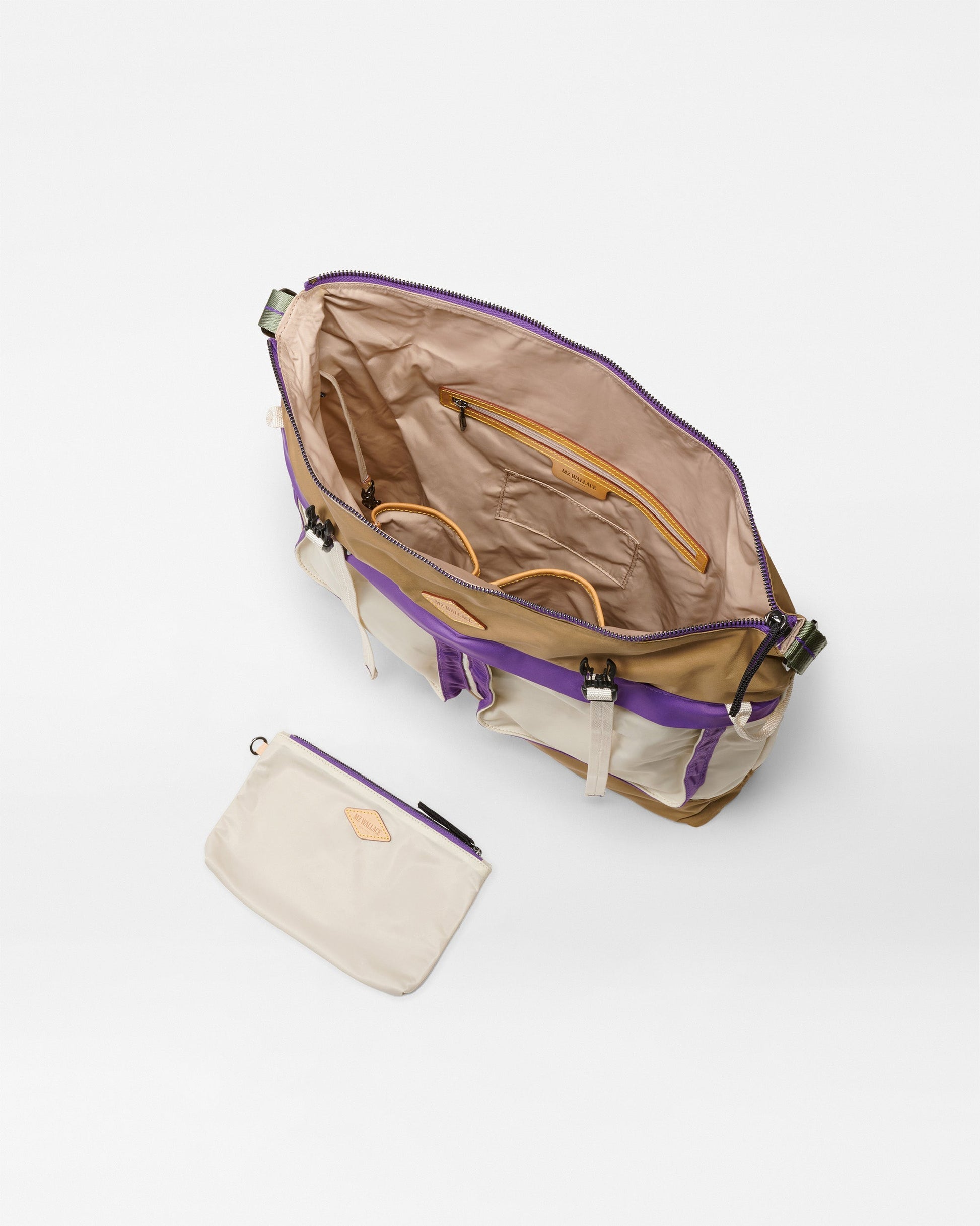 MZ Wallace Buff Multi Hudson Lightweight Tote Bag